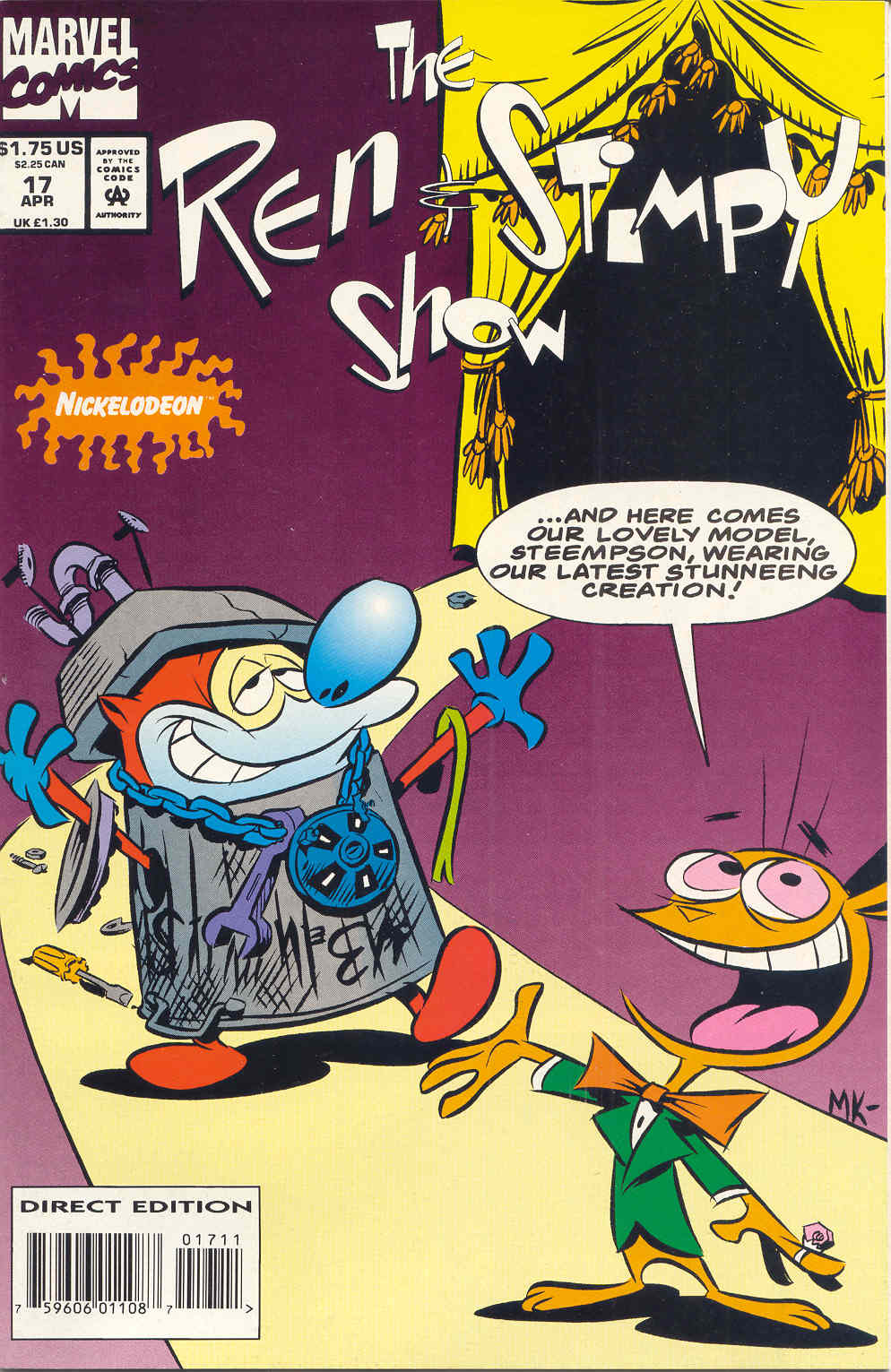 Read online The Ren & Stimpy Show comic -  Issue #17 - 1