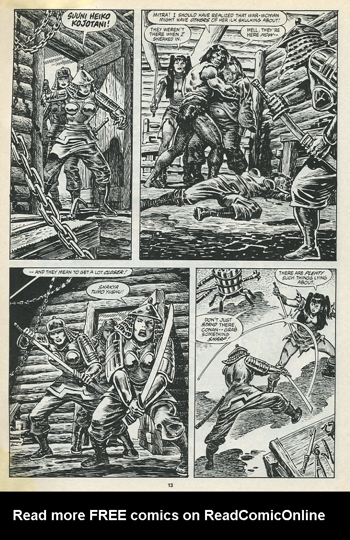 Read online The Savage Sword Of Conan comic -  Issue #195 - 15