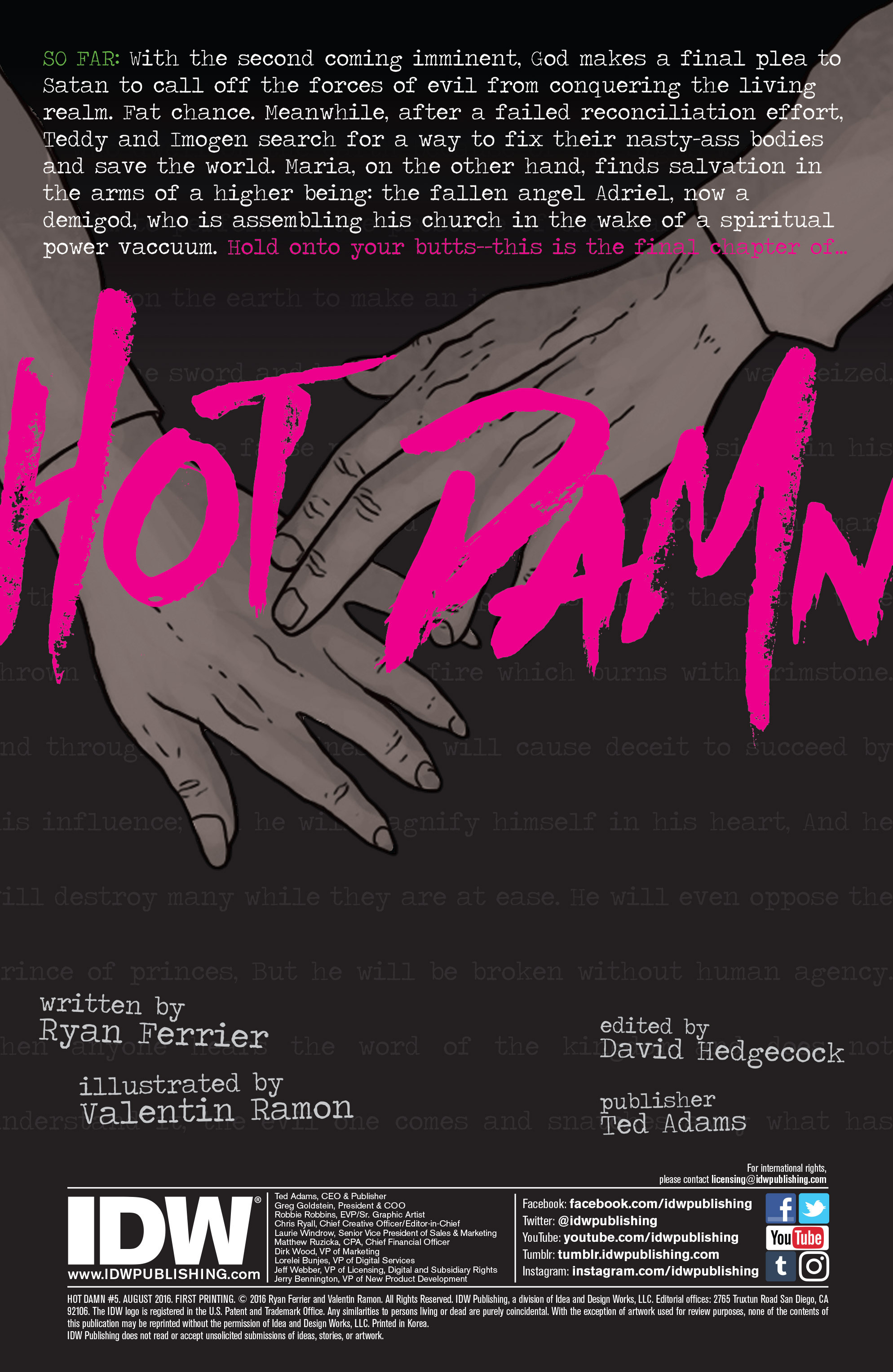 Read online Hot Damn comic -  Issue #5 - 2