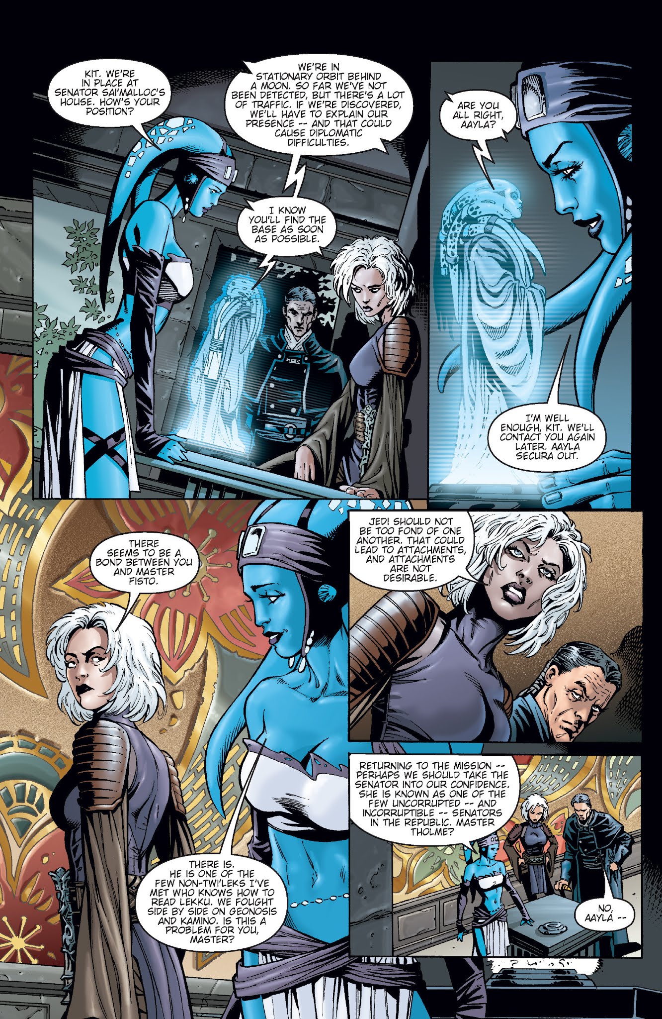 Read online Star Wars: Jedi comic -  Issue # Issue Aayla Secura - 11