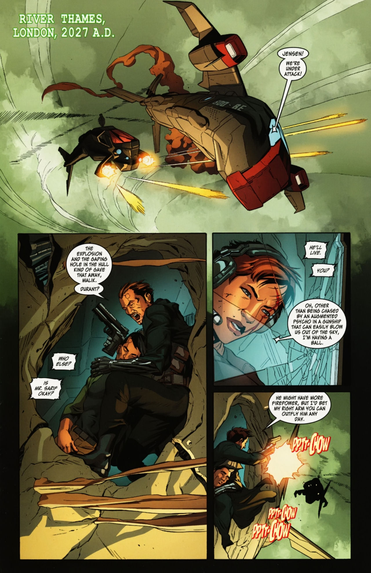 Read online Deus Ex comic -  Issue #6 - 3