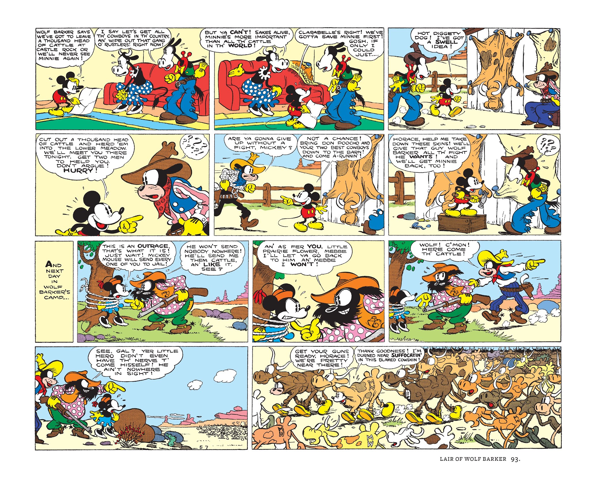 Read online Walt Disney's Mickey Mouse Color Sundays comic -  Issue # TPB 1 (Part 1) - 93