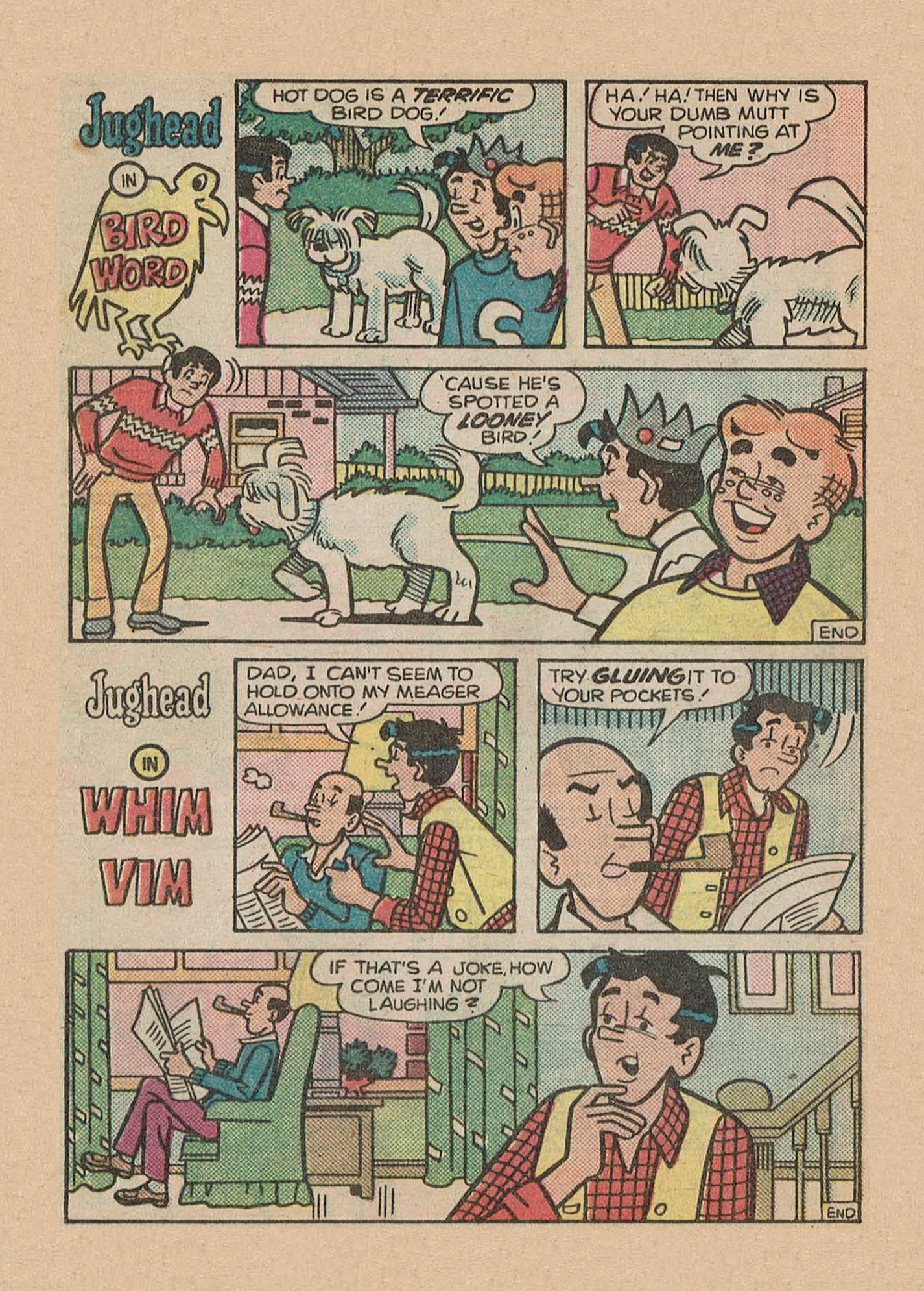 Read online Jughead Jones Comics Digest comic -  Issue #46 - 104