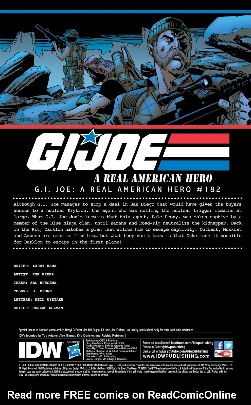 G.I. Joe: A Real American Hero issue 182 - Page 2