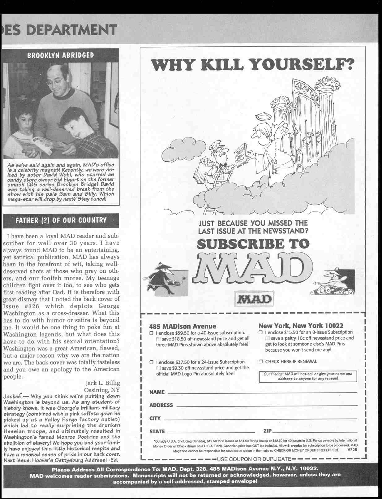 Read online MAD comic -  Issue #328 - 5