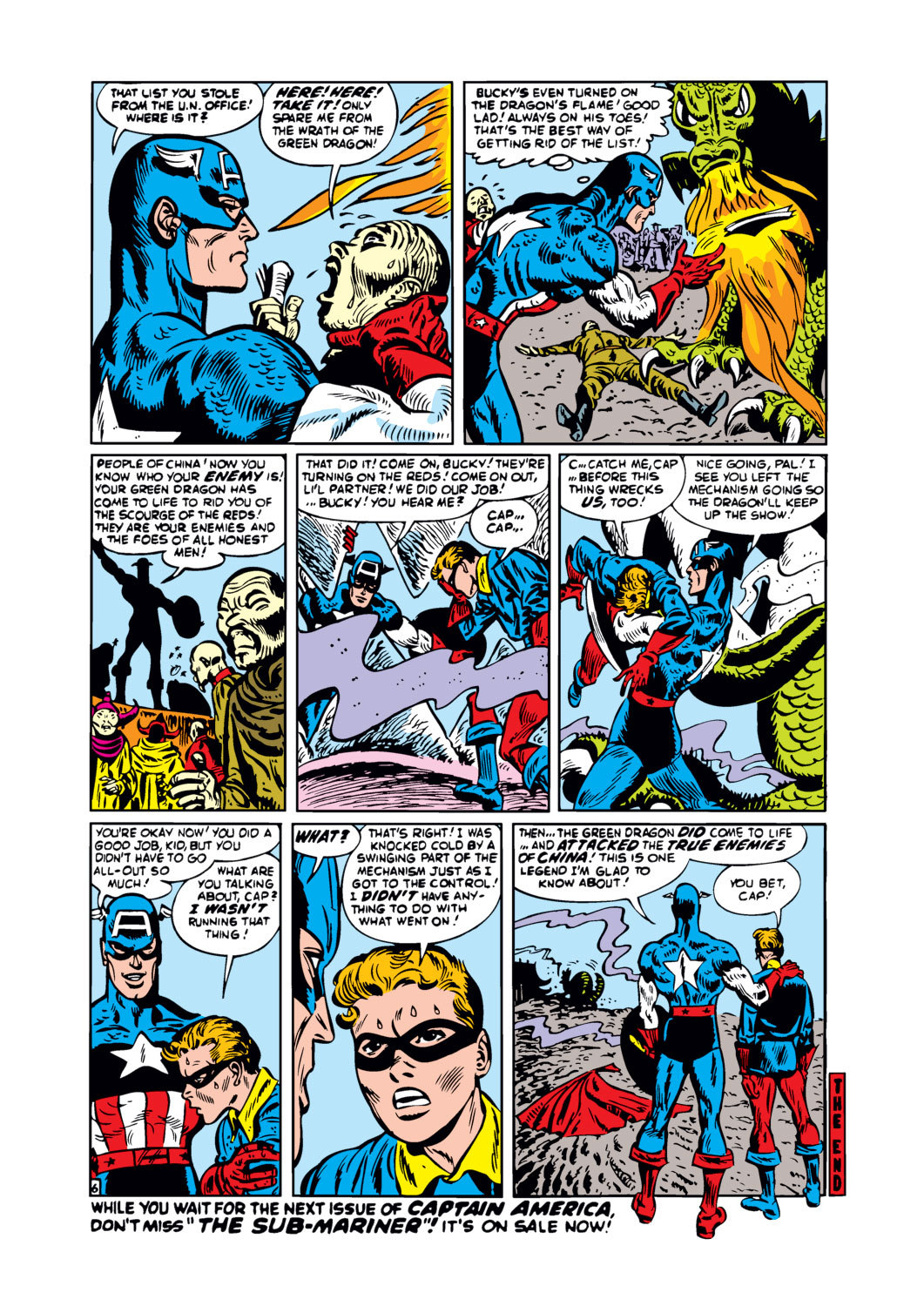 Read online Captain America Comics comic -  Issue #78 - 13