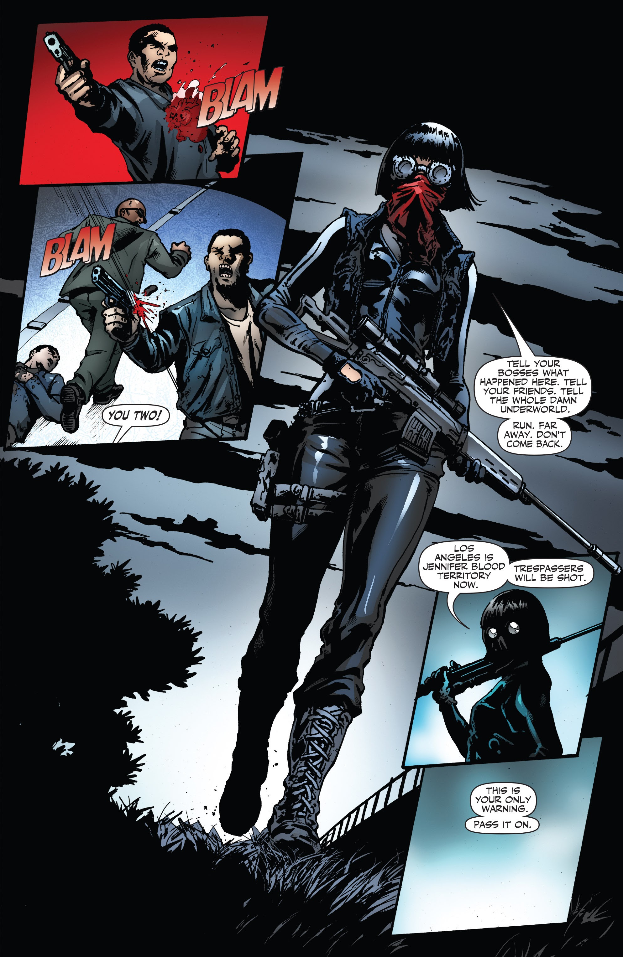 Read online Jennifer Blood: Born Again comic -  Issue #1 - 5