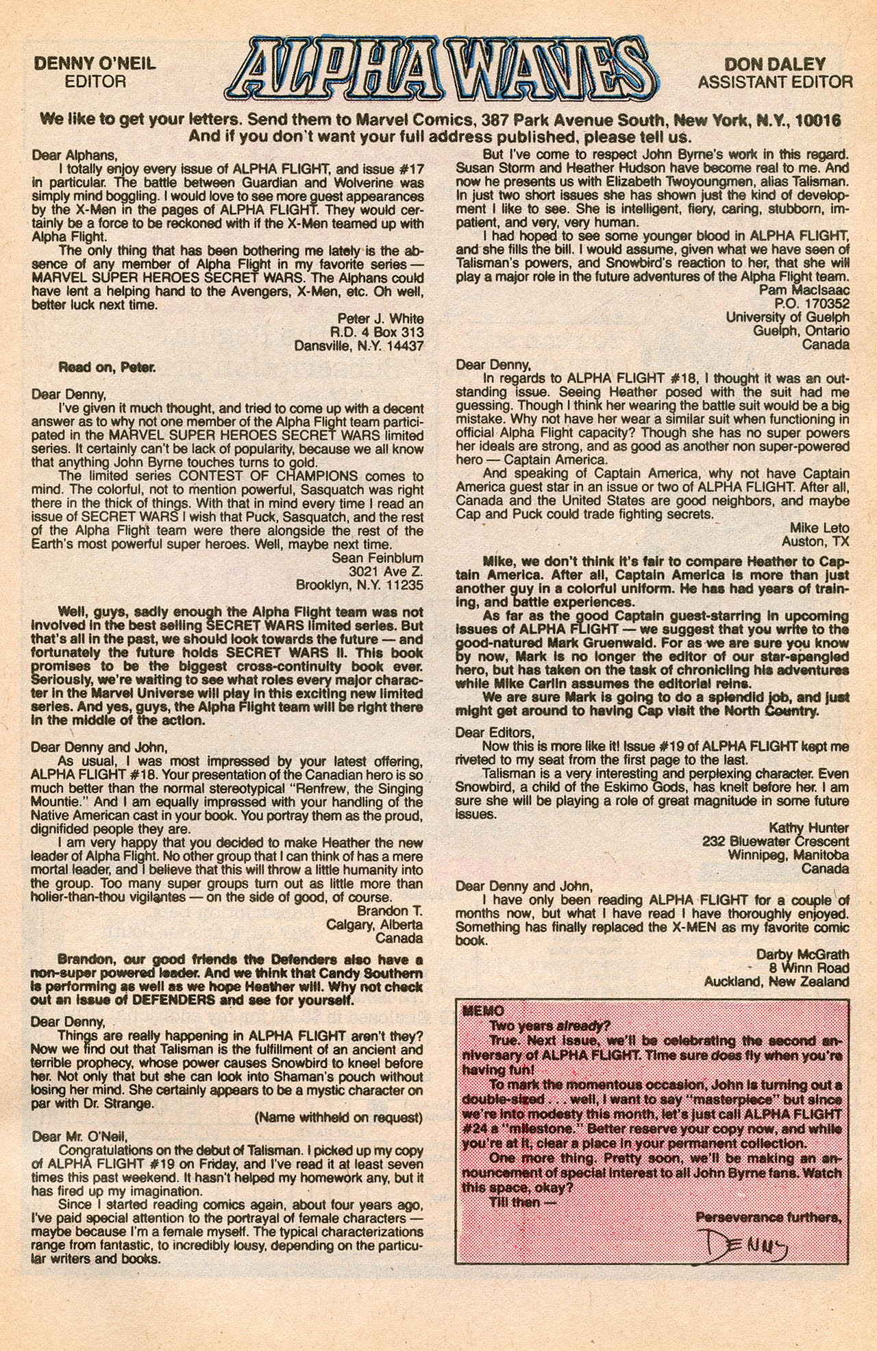 Read online Alpha Flight (1983) comic -  Issue #23 - 33