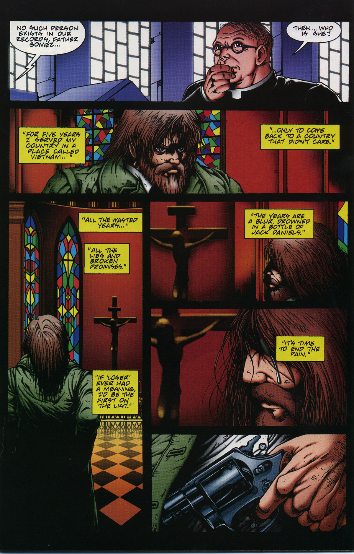 Read online Warrior Nun Areala: Rituals comic -  Issue #3 - 8