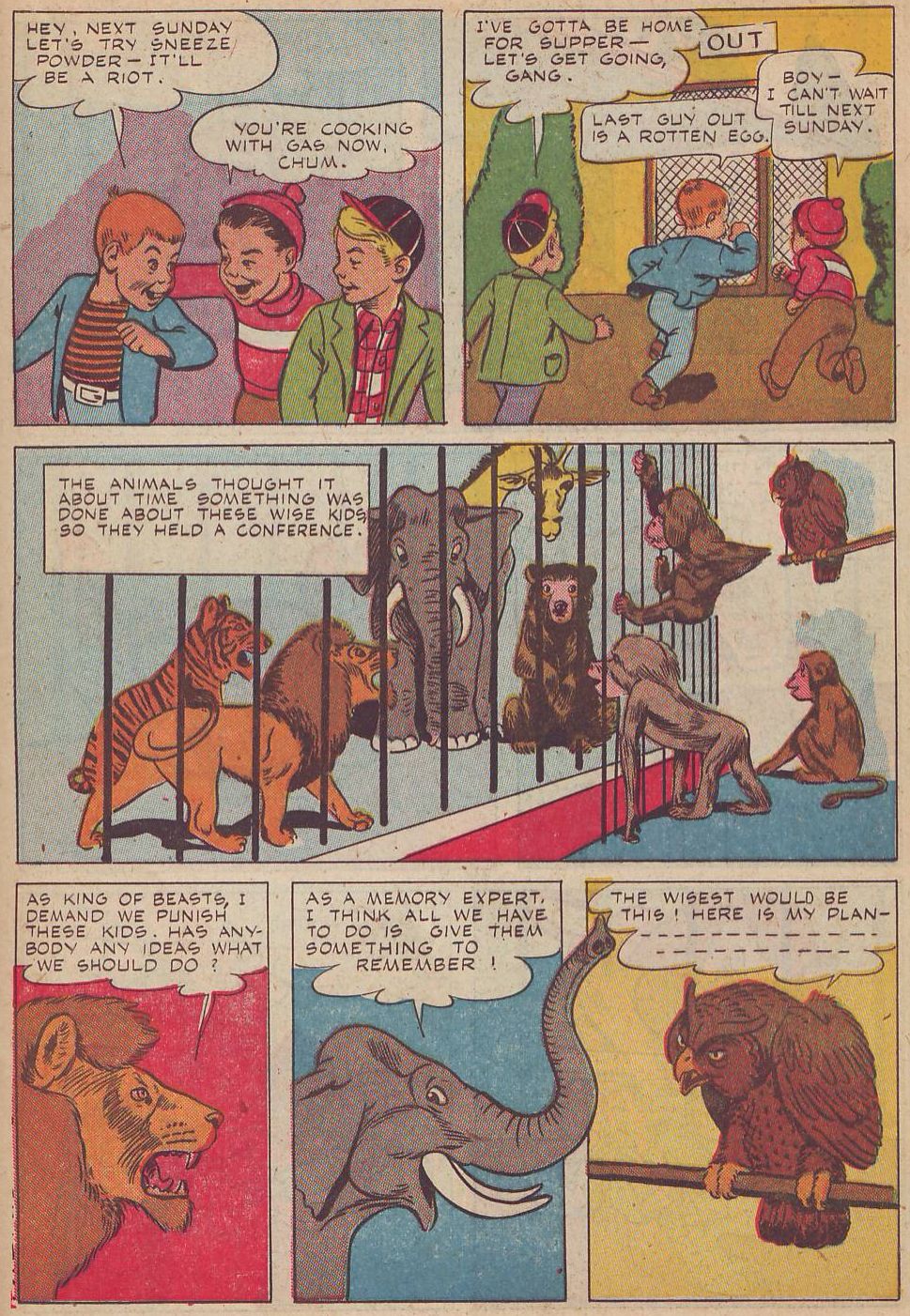 Read online Animal Comics comic -  Issue #20 - 35