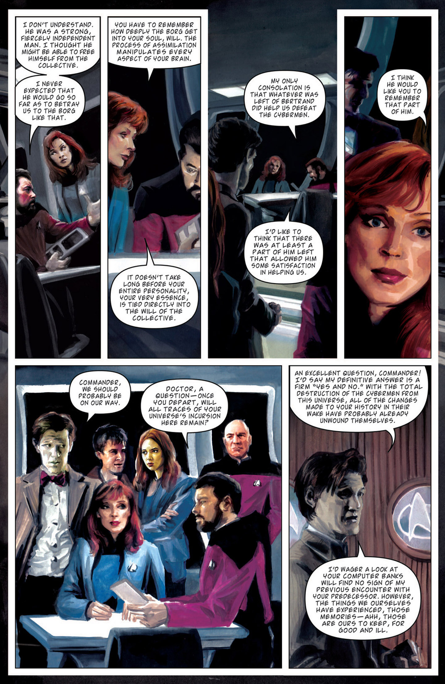 Read online Star Trek: The Next Generation/Doctor Who: Assimilation² comic -  Issue #8 - 23