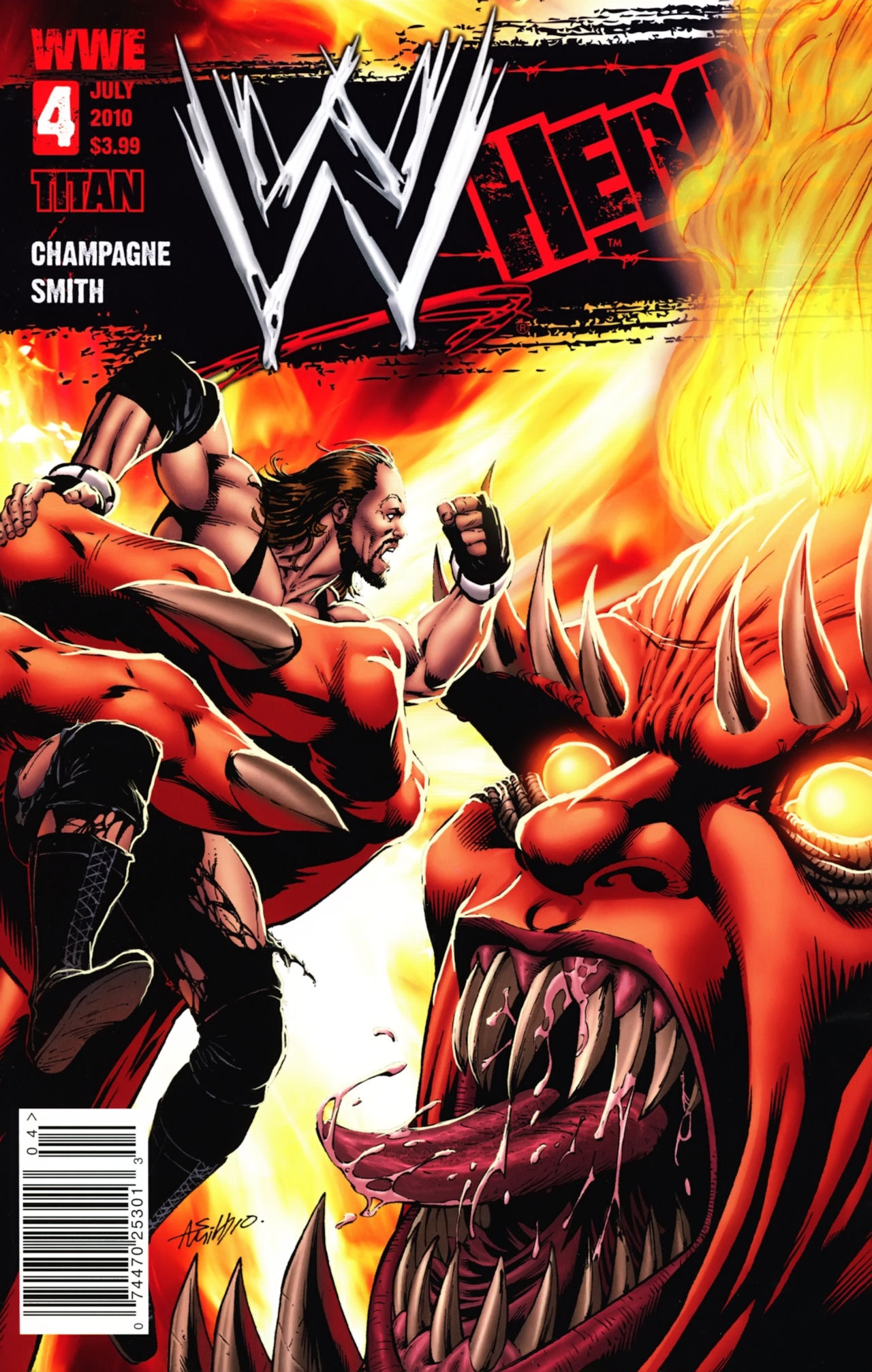 Read online WWE Heroes comic -  Issue #4 - 1