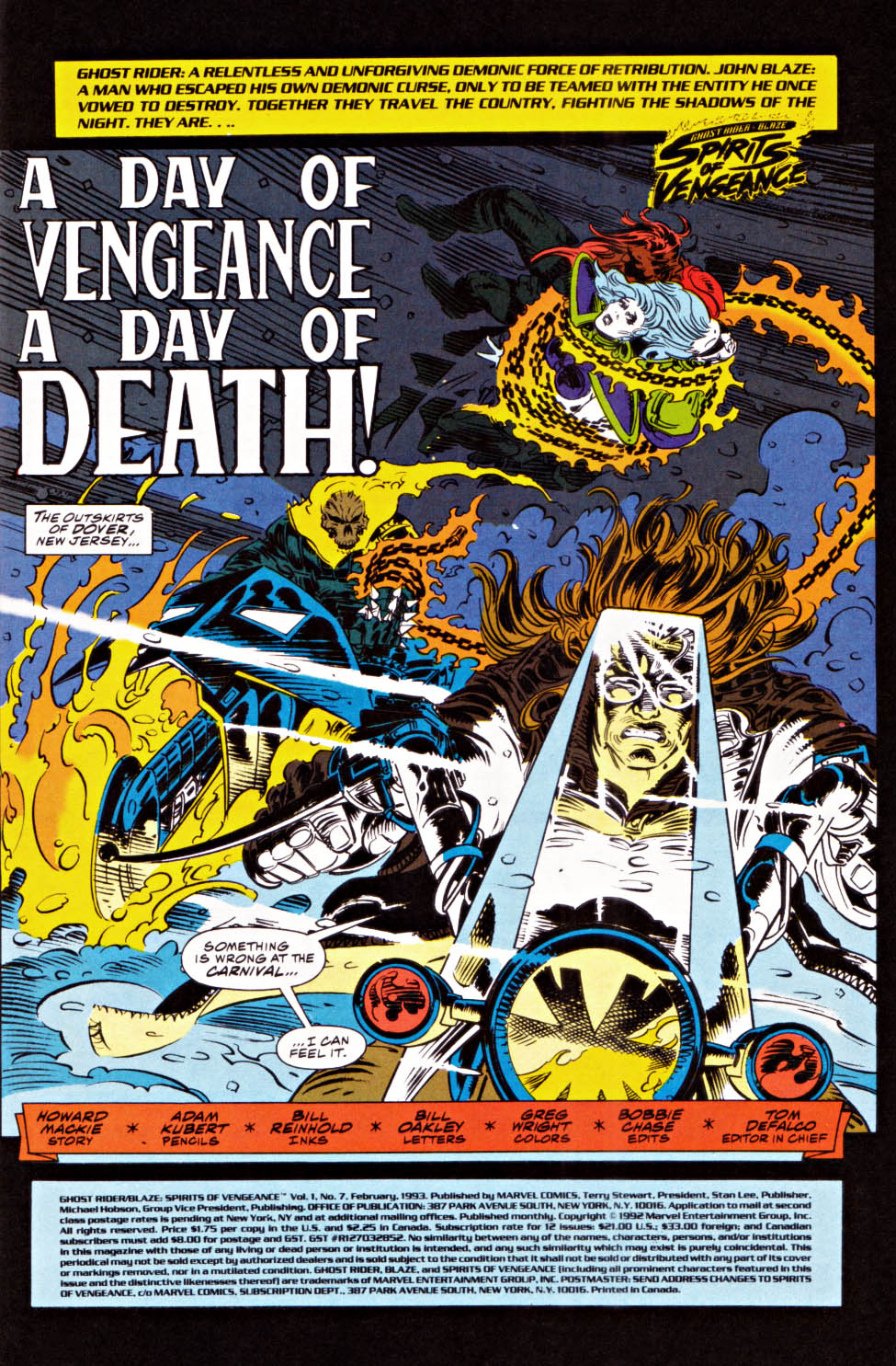 Read online Ghost Rider/Blaze: Spirits of Vengeance comic -  Issue #7 - 2