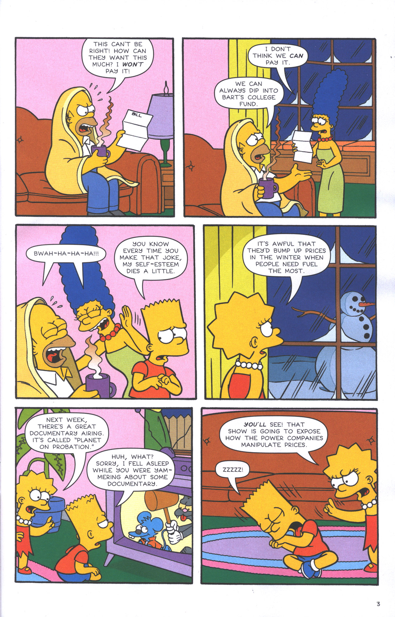 Read online The Simpsons Winter Wingding comic -  Issue #4 - 5