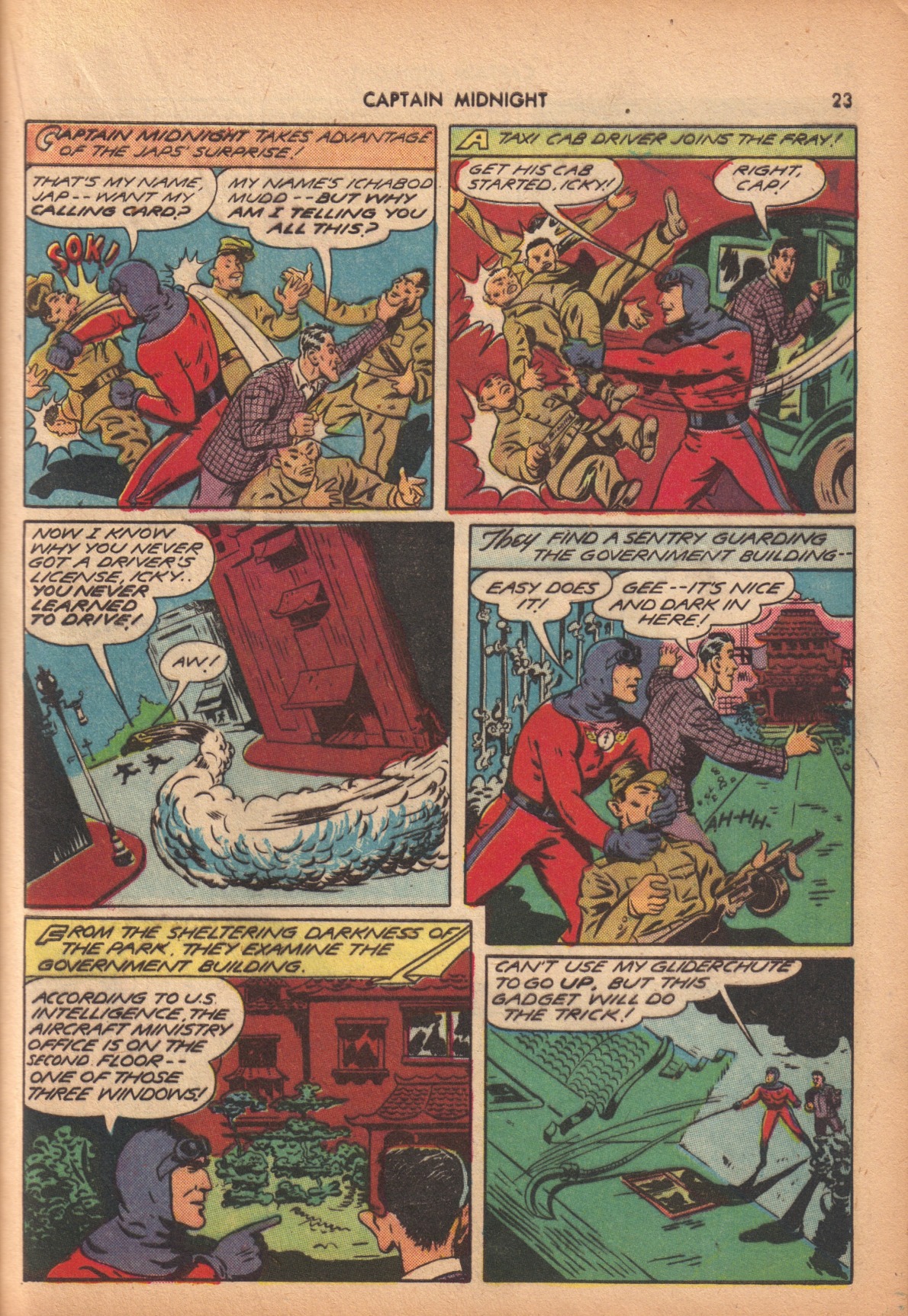 Read online Captain Midnight (1942) comic -  Issue #10 - 23