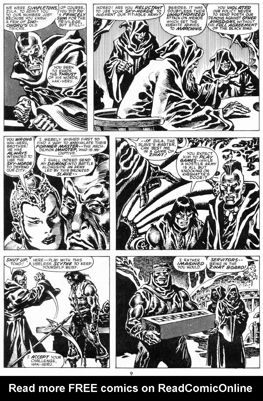 The Savage Sword Of Conan issue 206 - Page 10