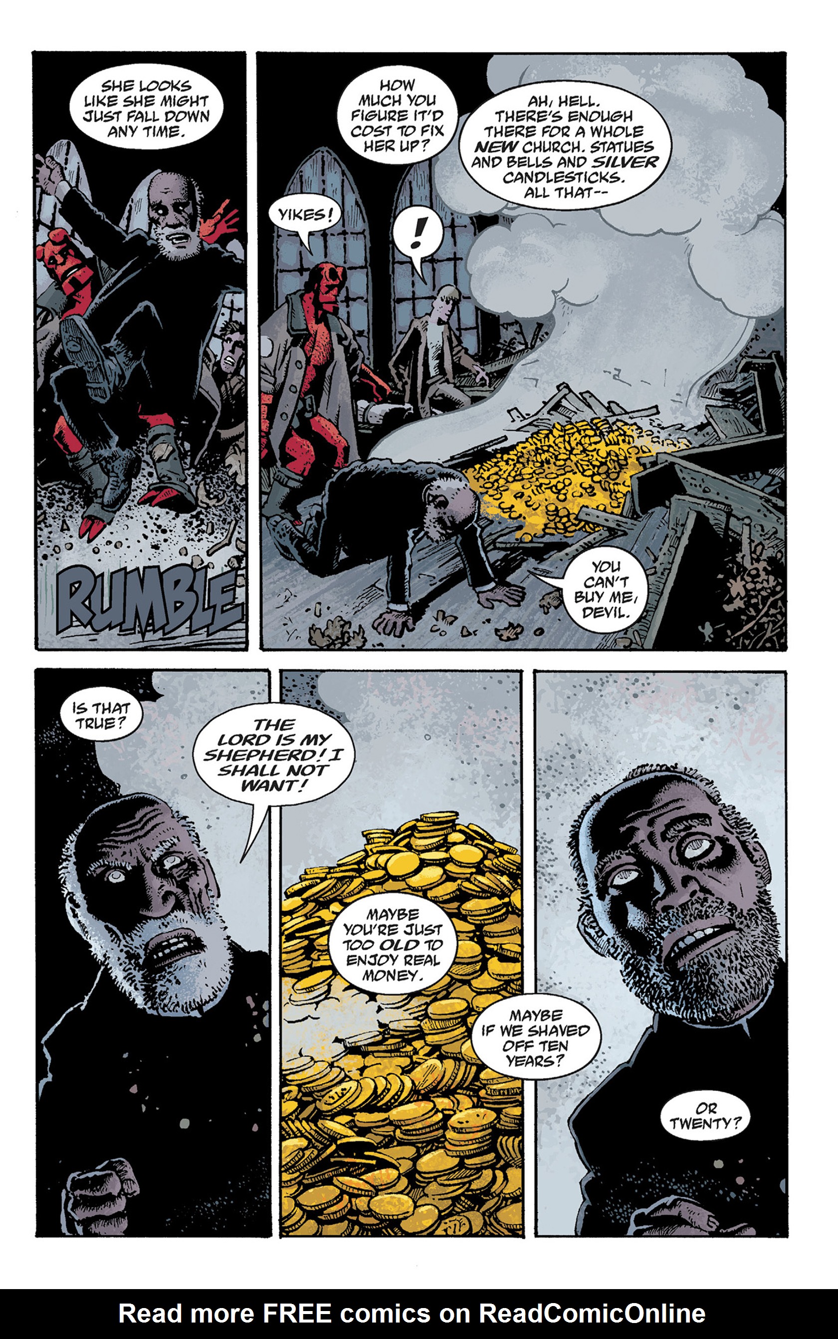 Read online Hellboy: The Crooked Man and Others comic -  Issue # TPB - 63