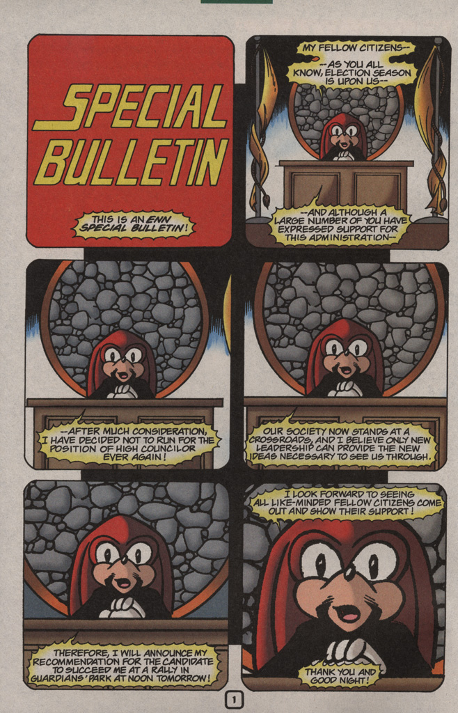 Read online Knuckles the Echidna comic -  Issue #23 - 4