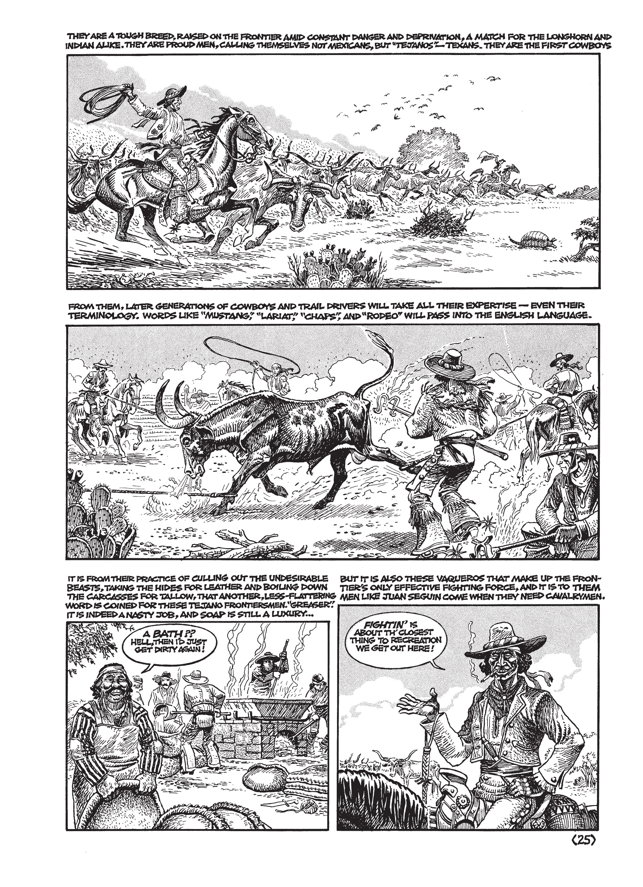 Read online Jack Jackson's American History: Los Tejanos and Lost Cause comic -  Issue # TPB (Part 1) - 29