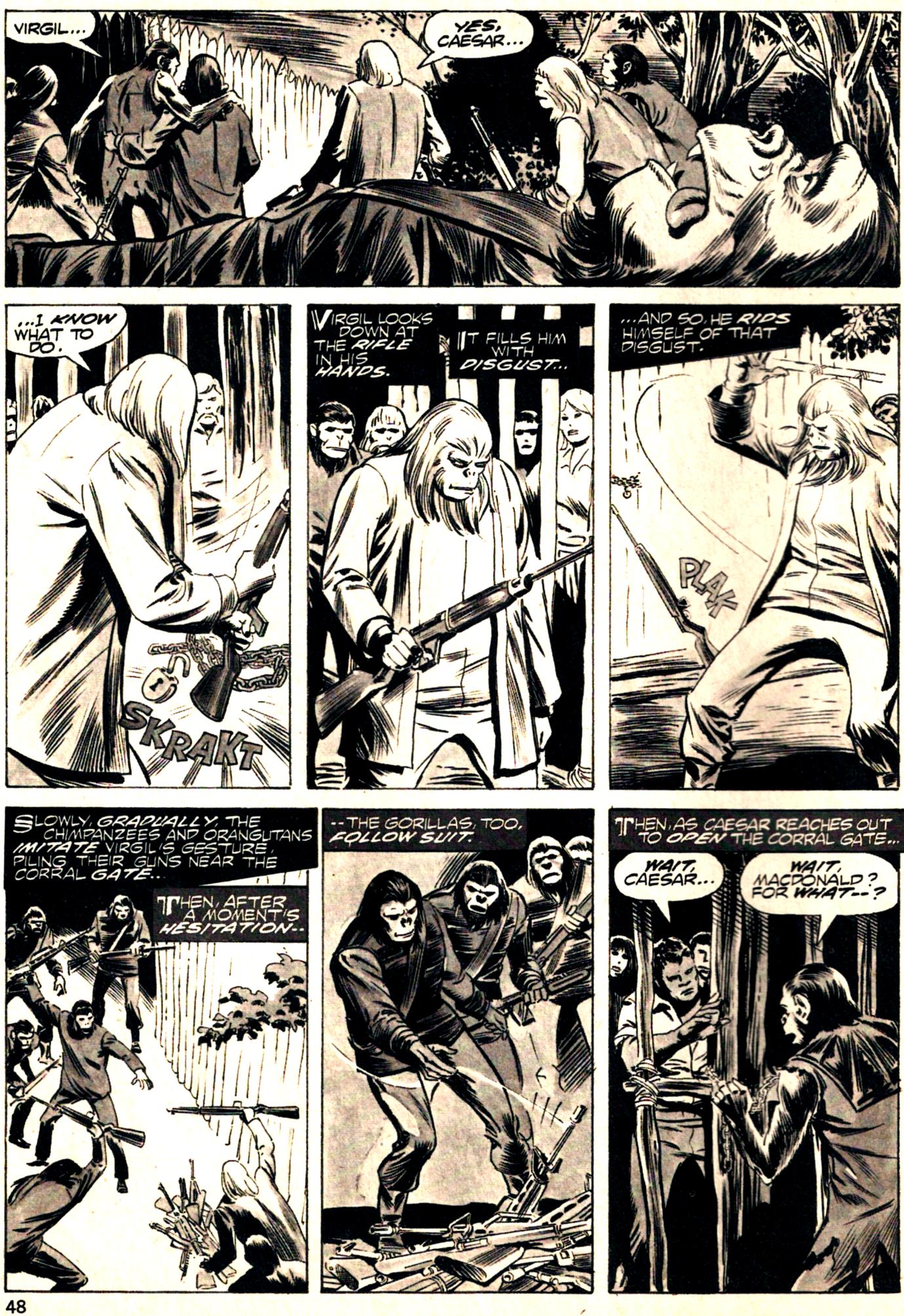 Read online Planet of the Apes comic -  Issue #28 - 47