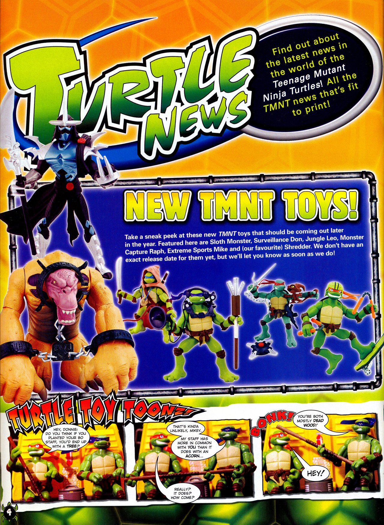 Read online Teenage Mutant Ninja Turtles Comic comic -  Issue #3 - 4