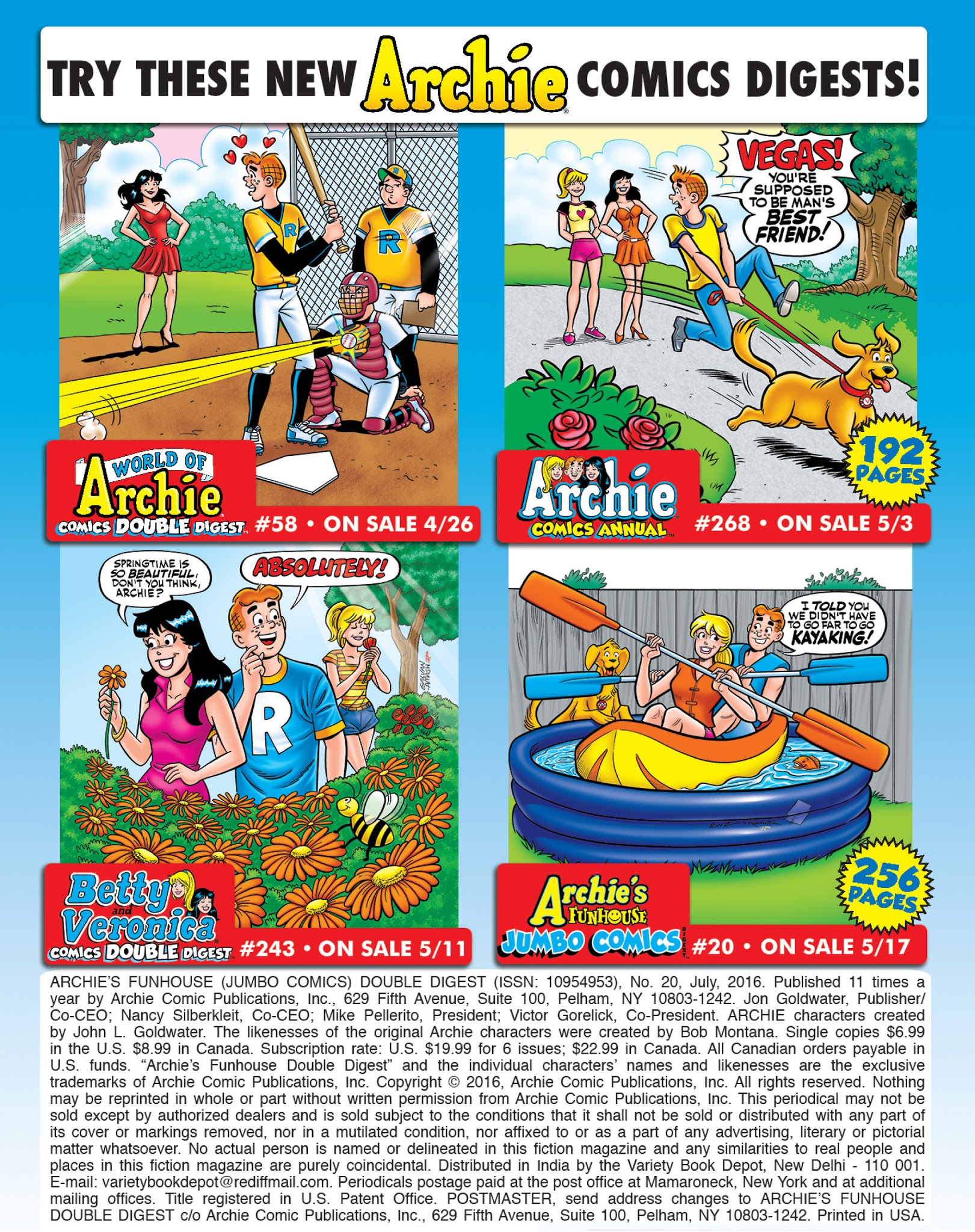 Read online Archie's Funhouse Double Digest comic -  Issue #20 - 247