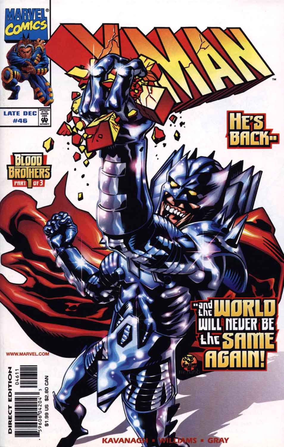 Read online X-Man comic -  Issue #46 - 1