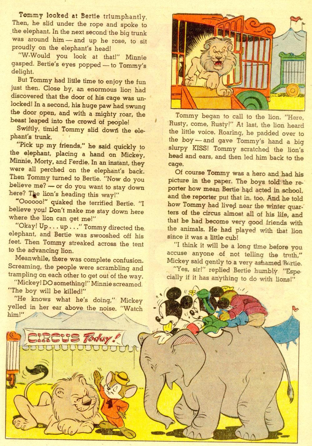 Read online Walt Disney's Comics and Stories comic -  Issue #157 - 35