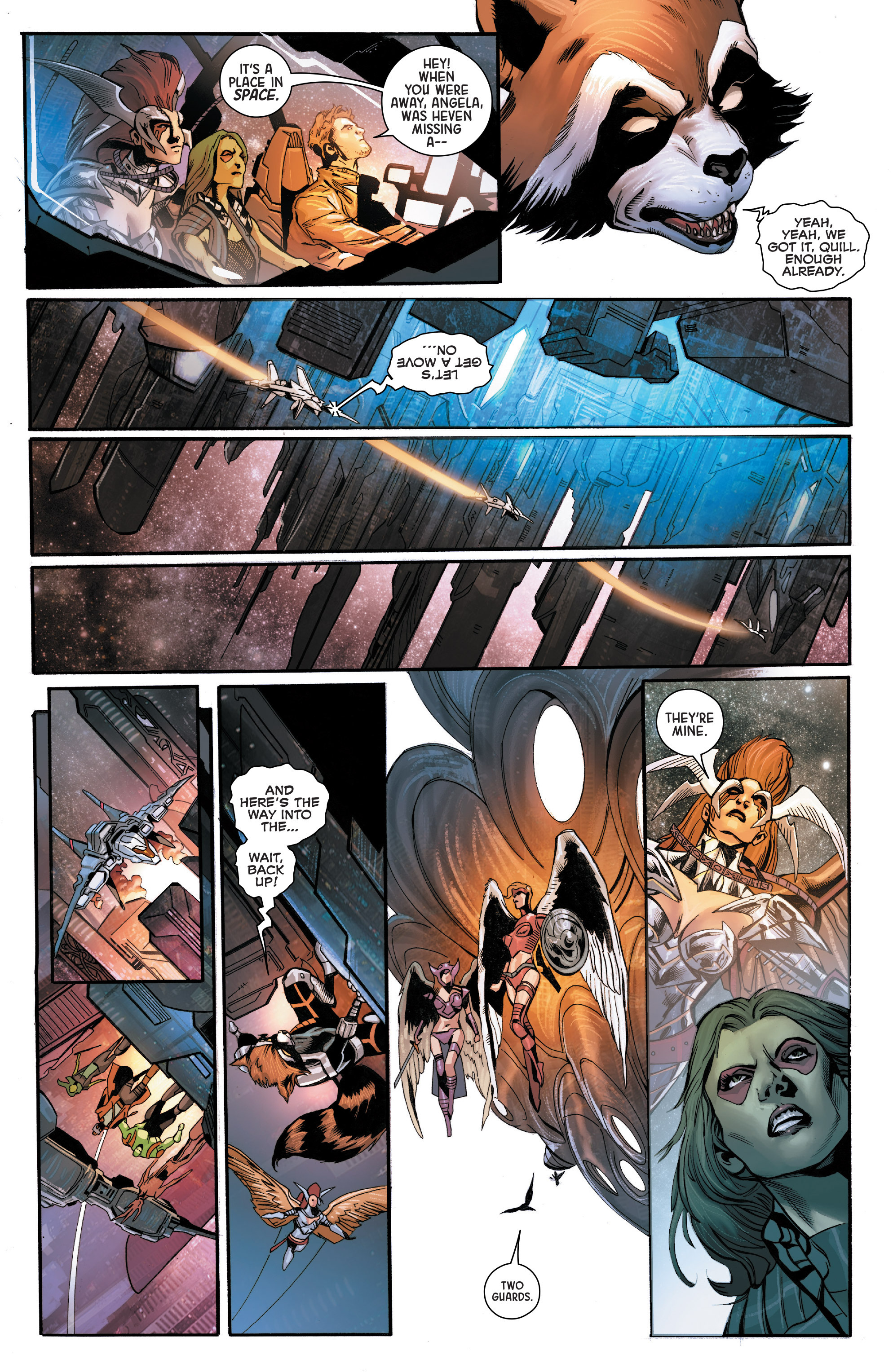 Read online Angela: Asgard's Assassin comic -  Issue #5 - 8
