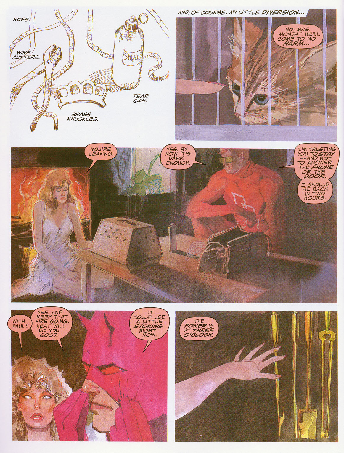 Read online Marvel Graphic Novel comic -  Issue #24 - Daredevil - Love & War - 44