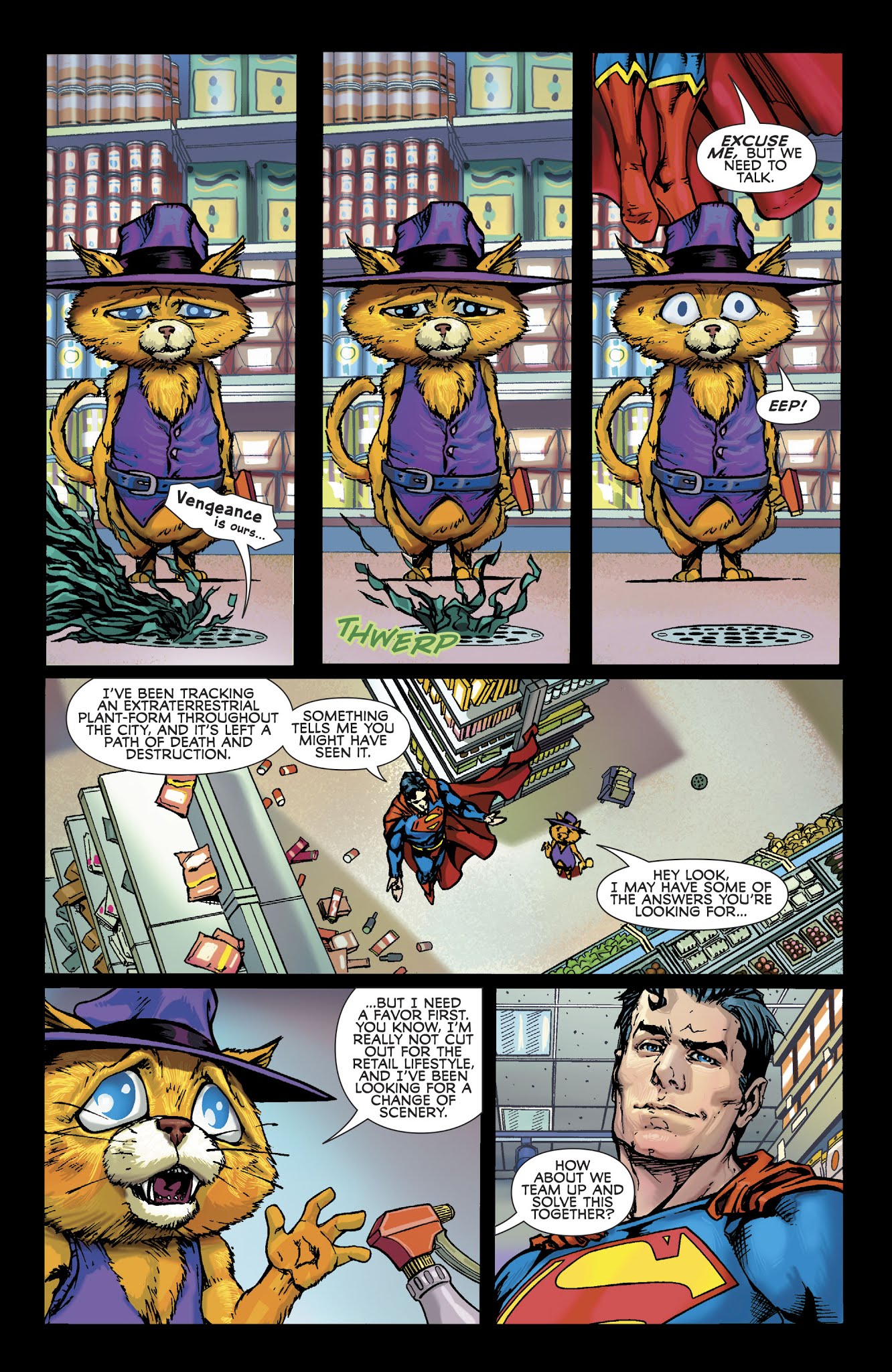 Read online Superman/Top Cat Special comic -  Issue # Full - 16