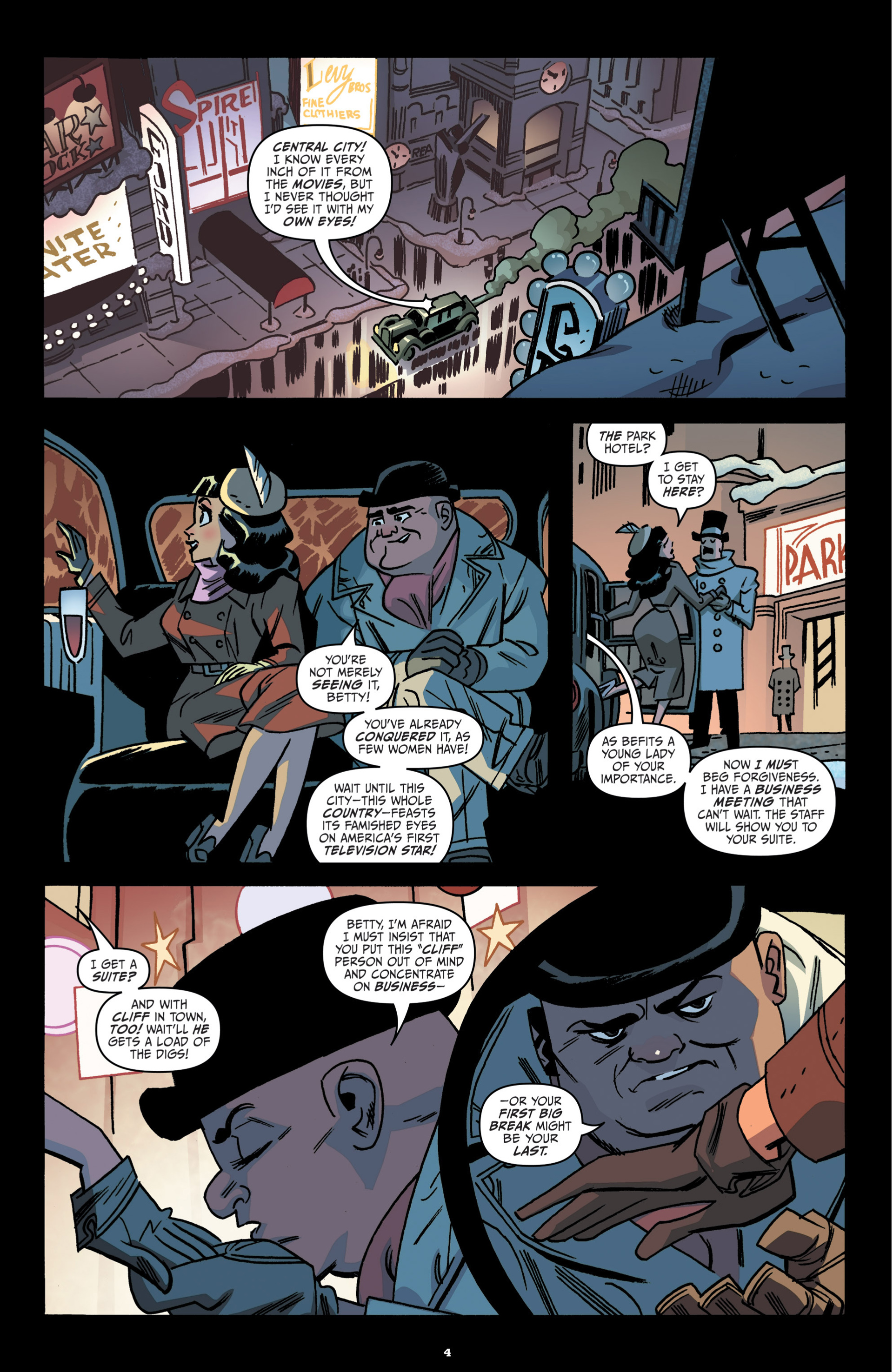 Read online The Rocketeer/The Spirit: Pulp Friction comic -  Issue #3 - 6