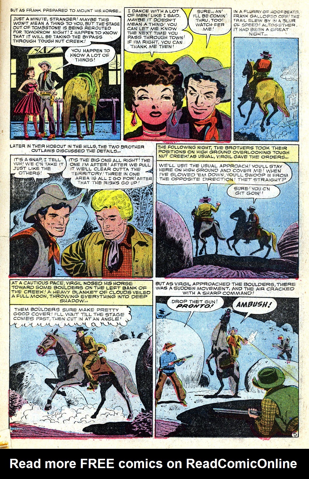 Read online Western Outlaws (1954) comic -  Issue #1 - 15