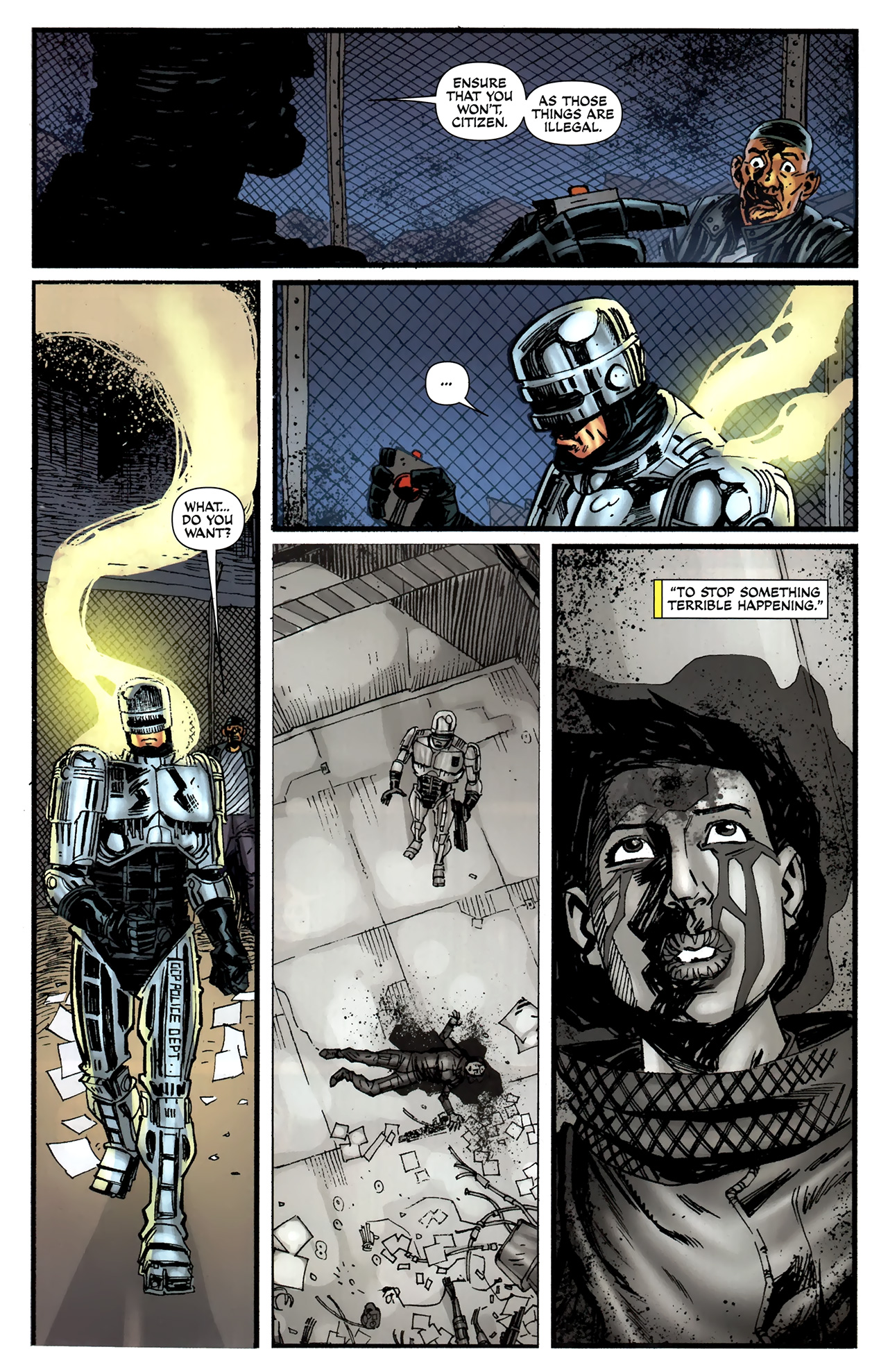 Read online Terminator/Robocop: Kill Human comic -  Issue #2 - 8
