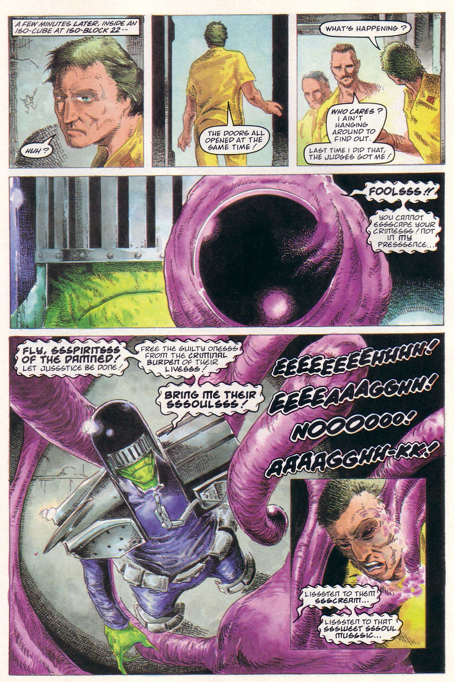 Read online Judge Dredd Lawman of the Future comic -  Issue #8 - 8