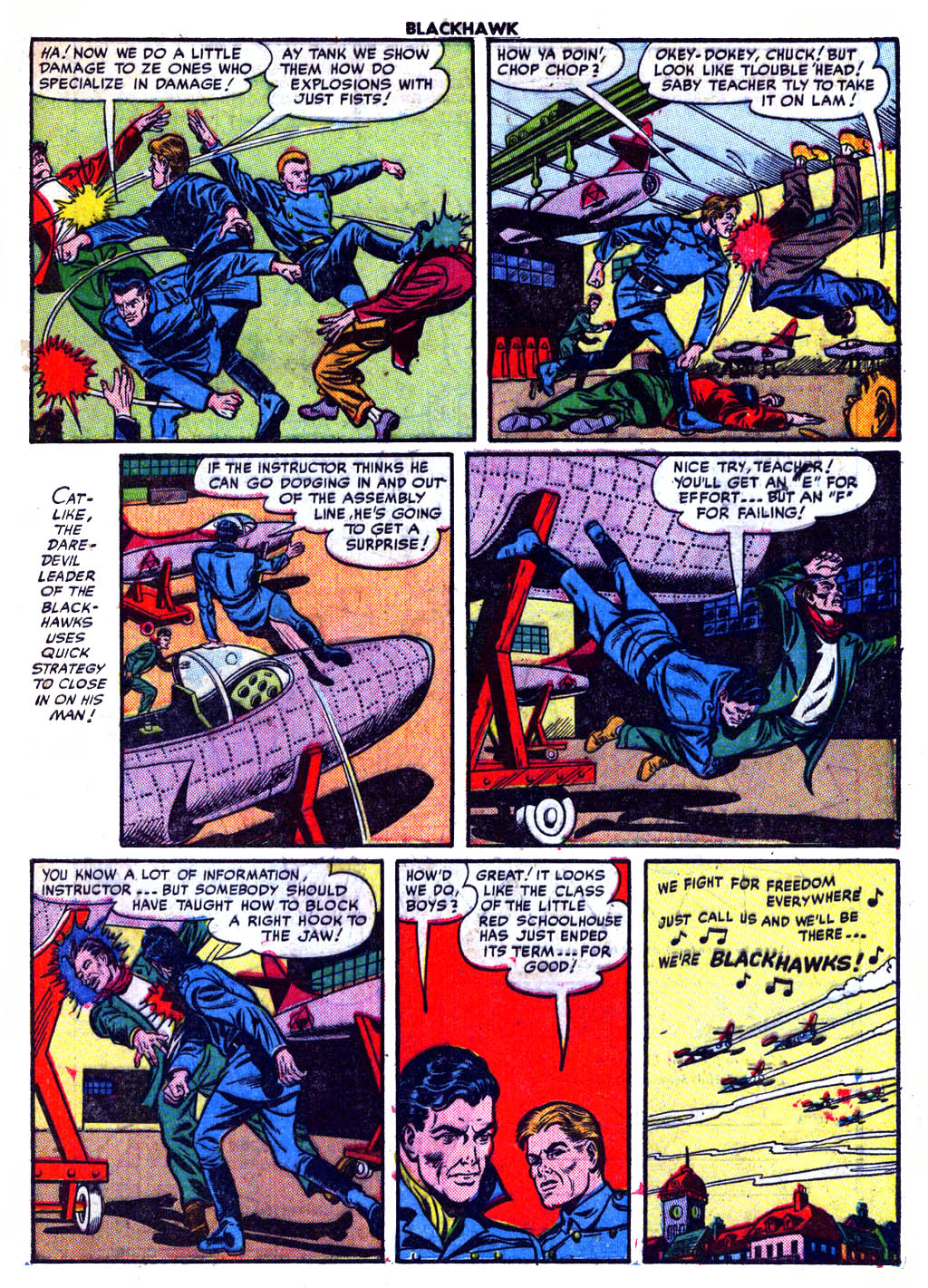 Read online Blackhawk (1957) comic -  Issue #56 - 33
