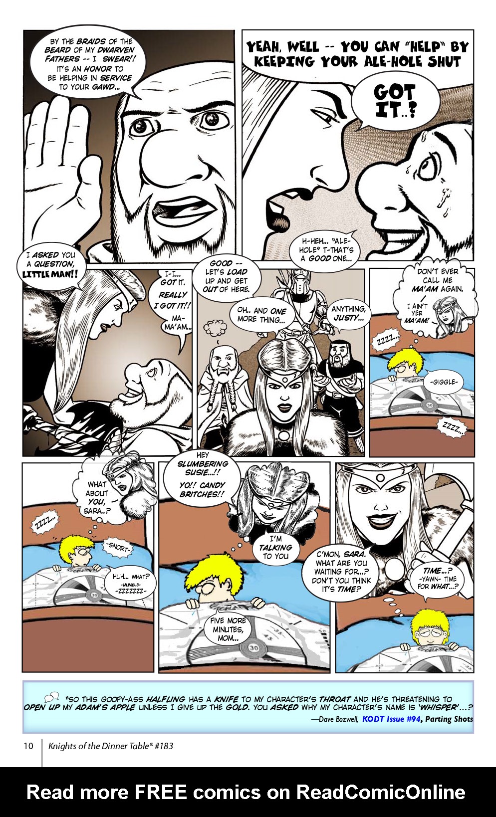 Read online Knights of the Dinner Table comic -  Issue #183 - 12