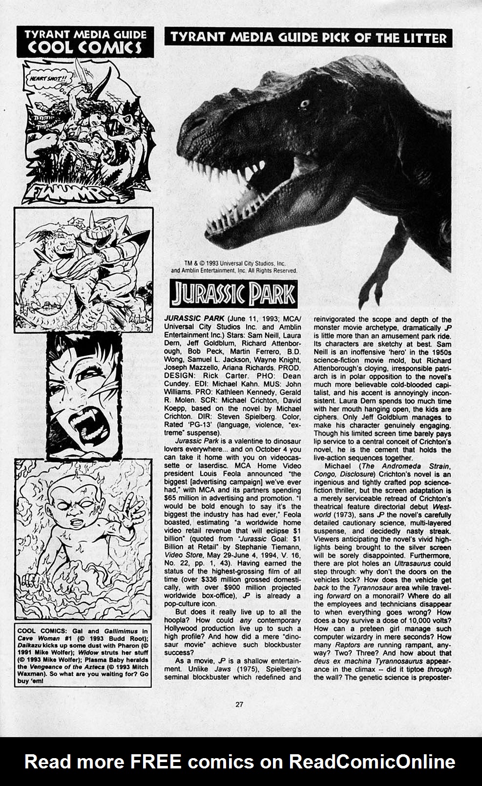 Read online S.R. Bissette's Tyrant comic -  Issue #1 - 29