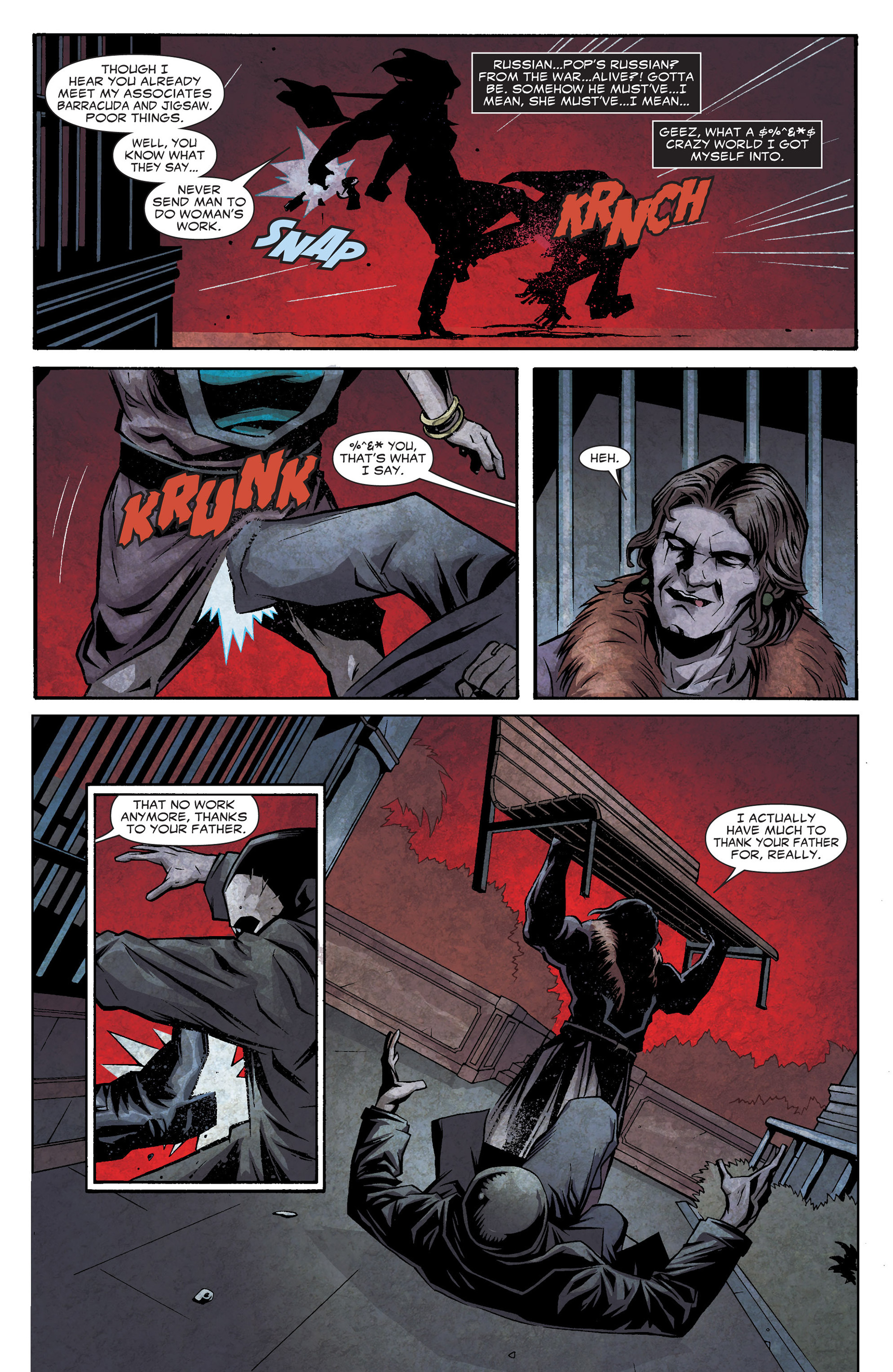 Read online Punisher Noir comic -  Issue #4 - 7
