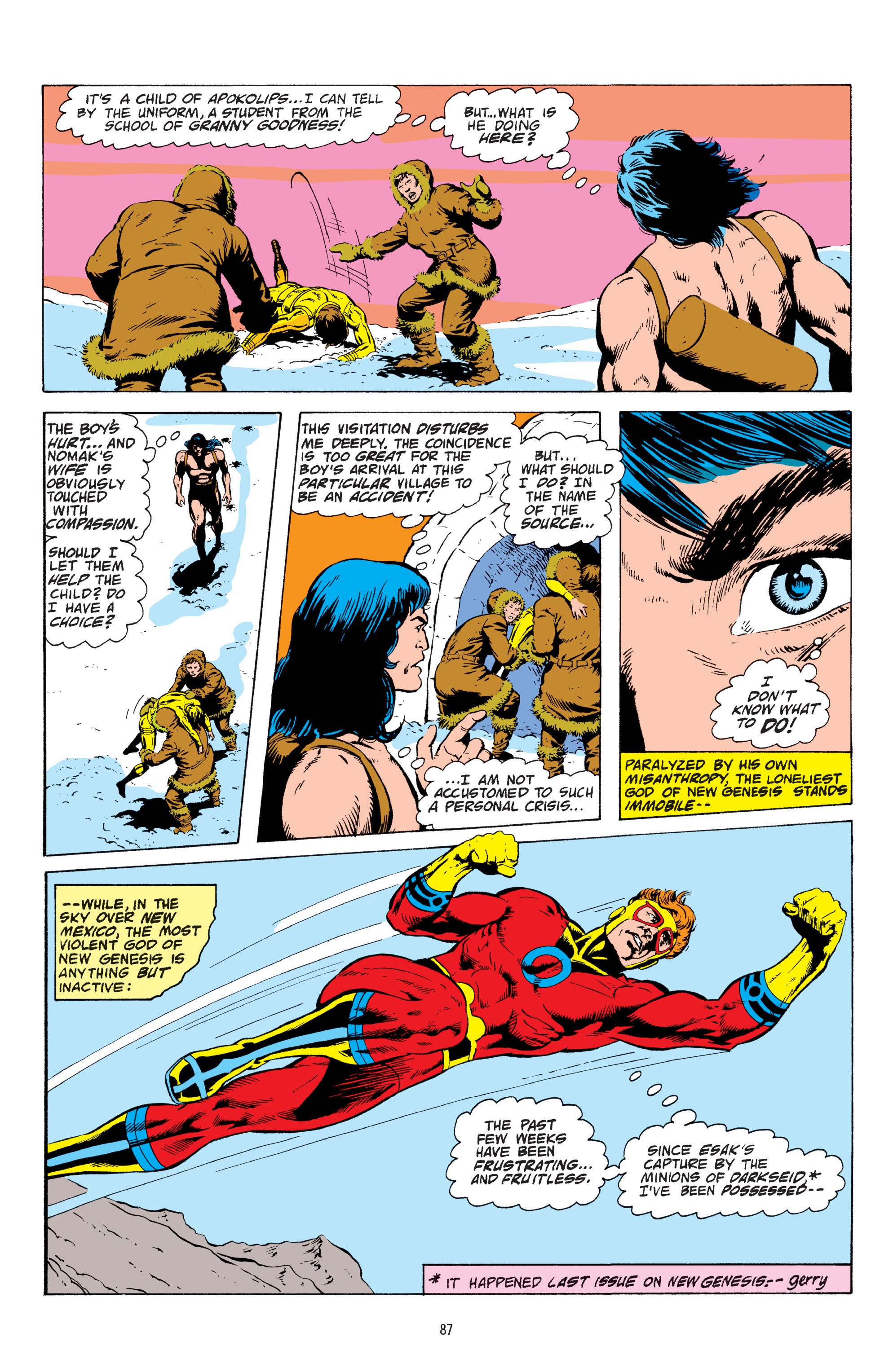 Read online New Gods by Gerry Conway comic -  Issue # TPB (Part 1) - 84