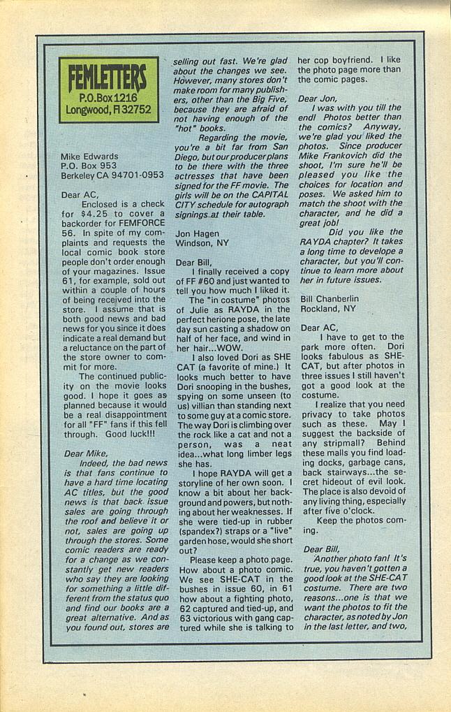 Read online Femforce comic -  Issue #63 - 33