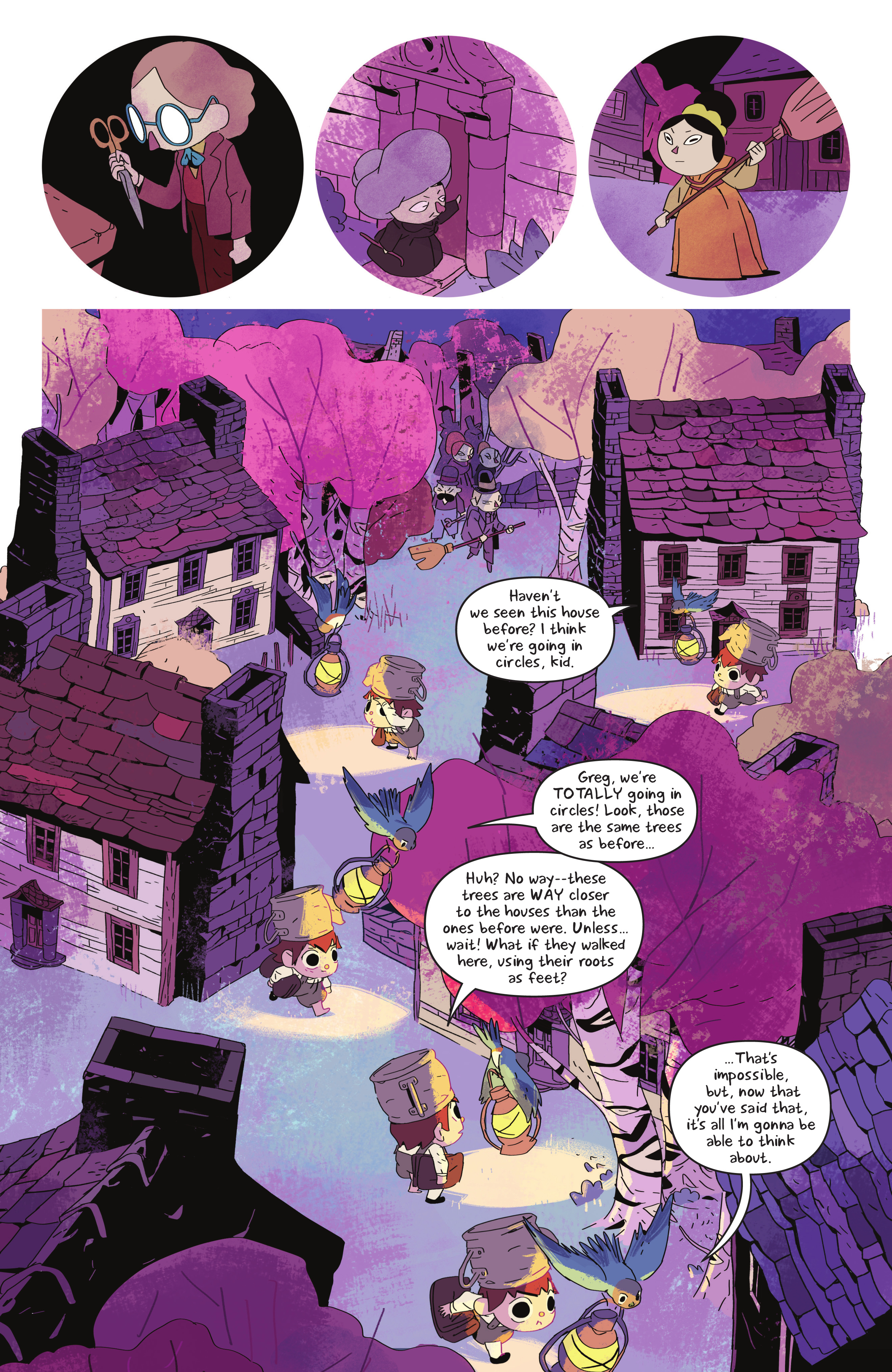 Read online Over the Garden Wall: Hollow Town comic -  Issue # TPB - 96