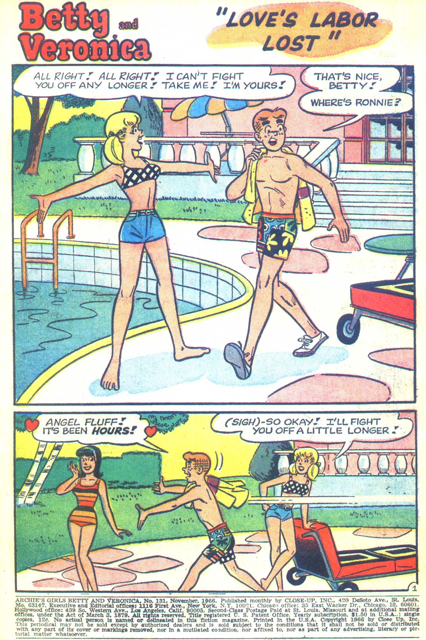 Read online Archie's Girls Betty and Veronica comic -  Issue #131 - 3