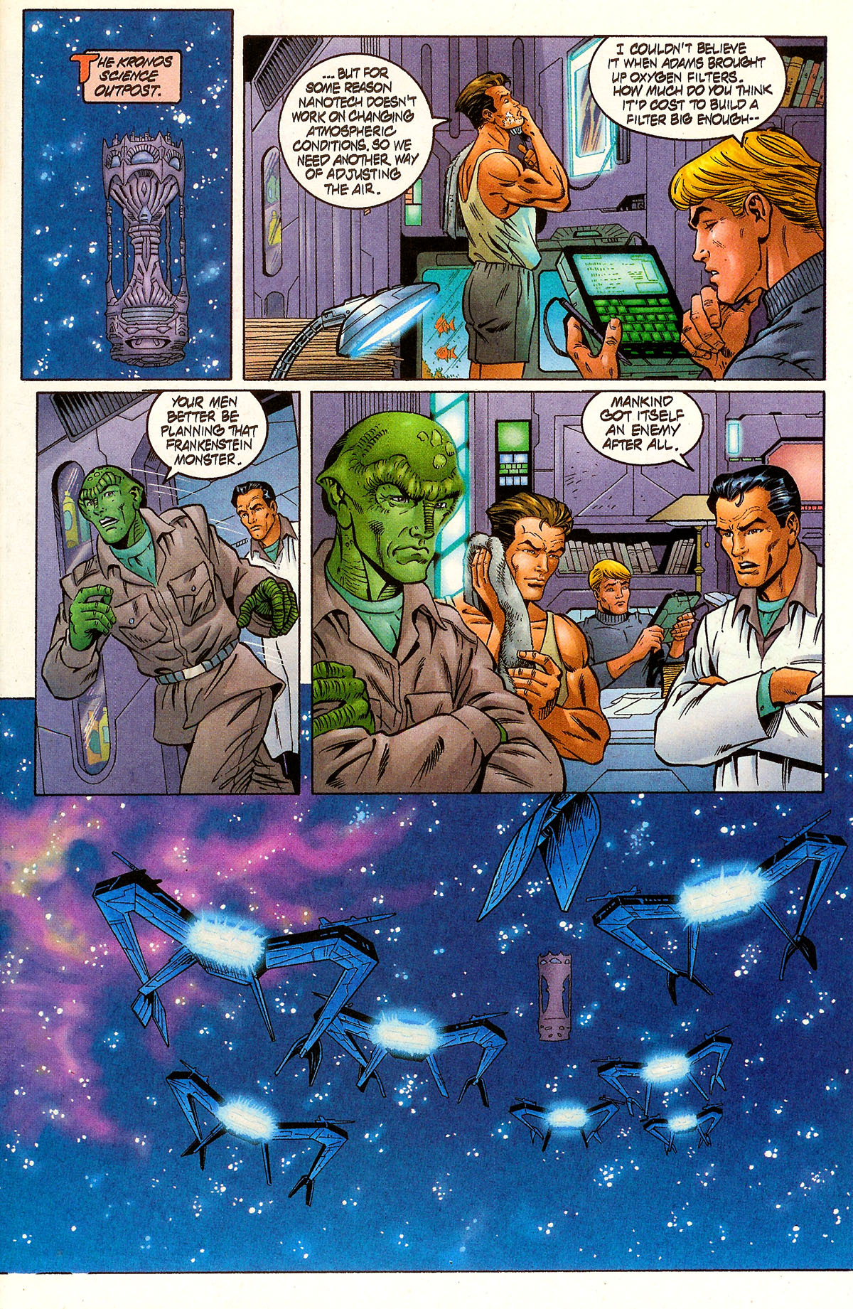 Read online Titan A.E. comic -  Issue #2 - 3