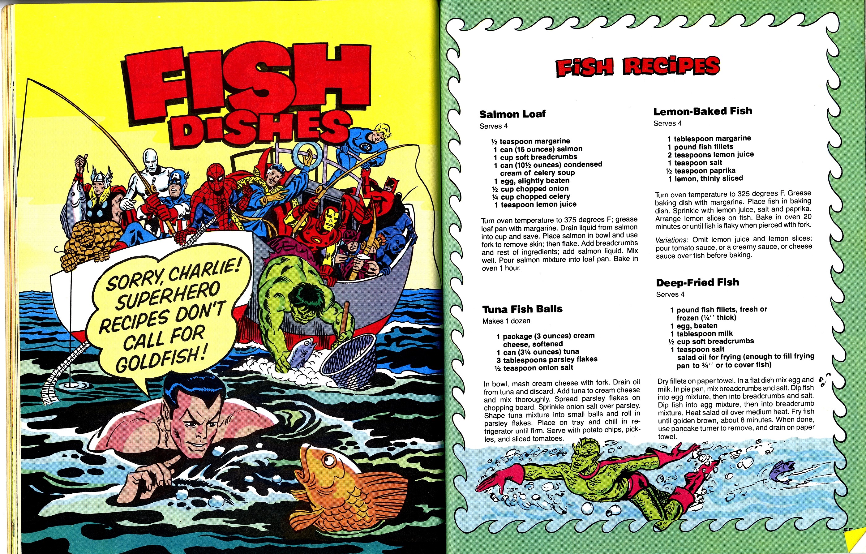 Read online The Mighty Marvel Superheroes' Cookbook comic -  Issue # Full - 29