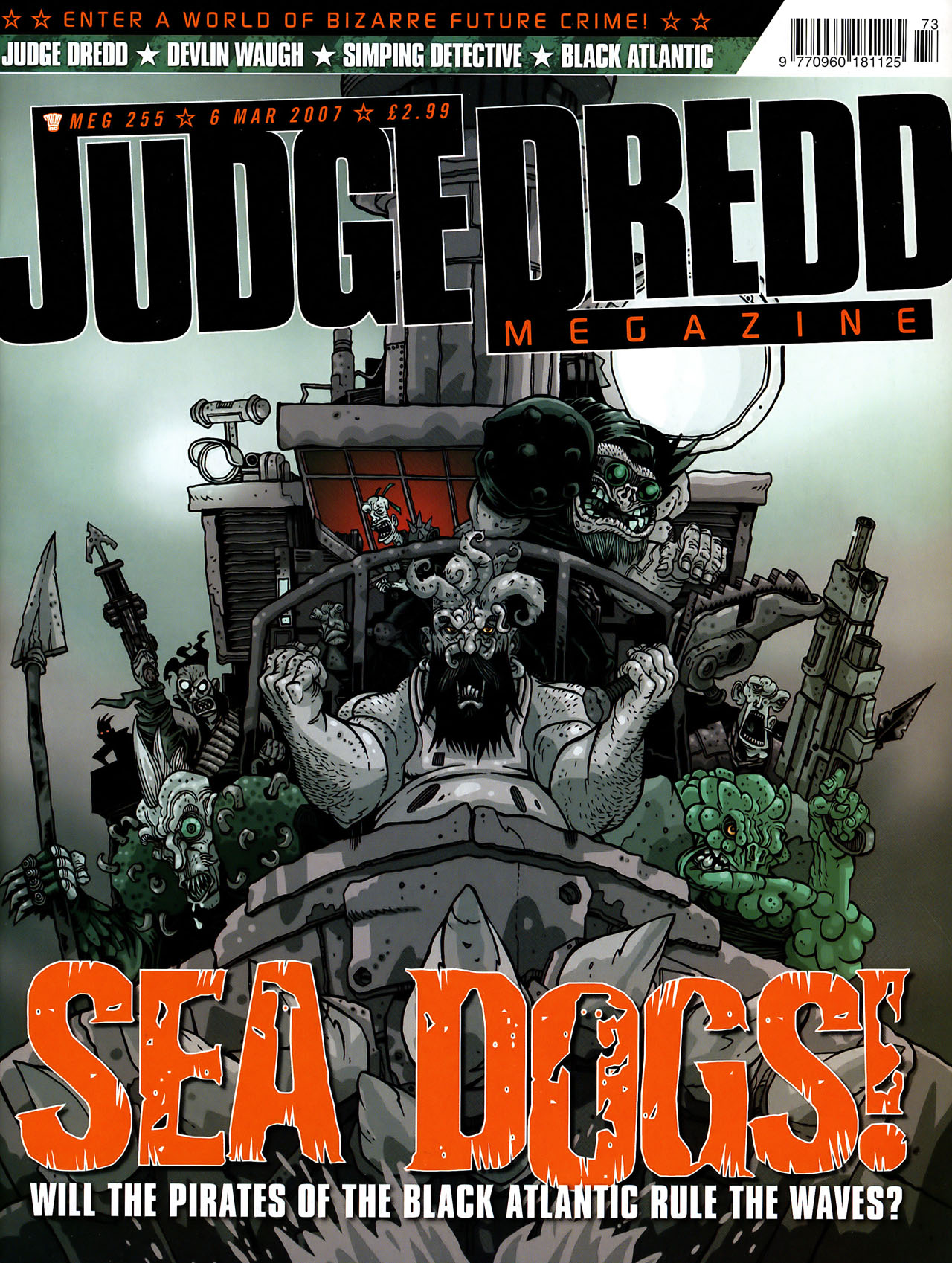 Read online Judge Dredd Megazine (Vol. 5) comic -  Issue #255 - 1