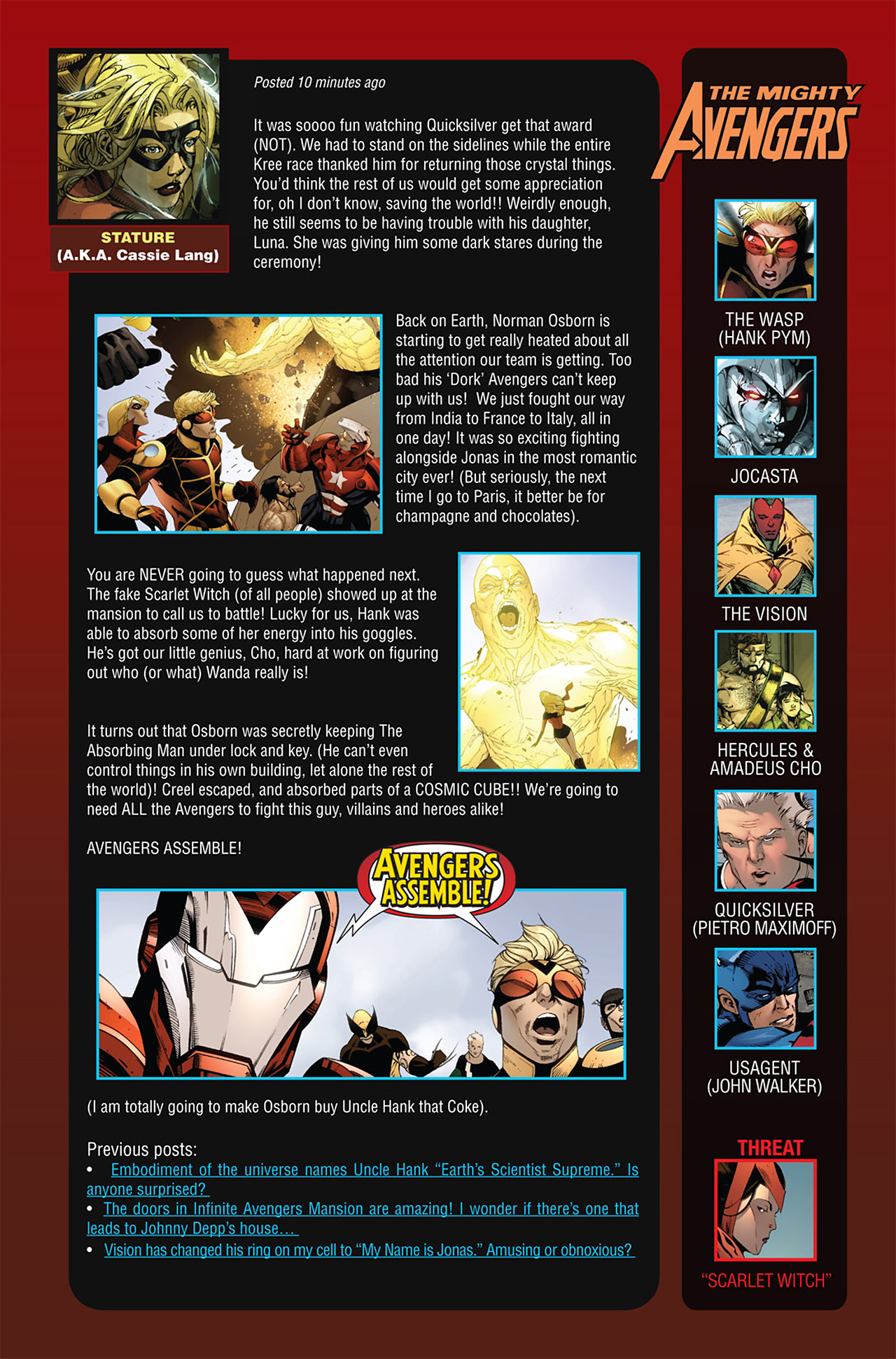 Read online The Mighty Avengers comic -  Issue #33 - 2