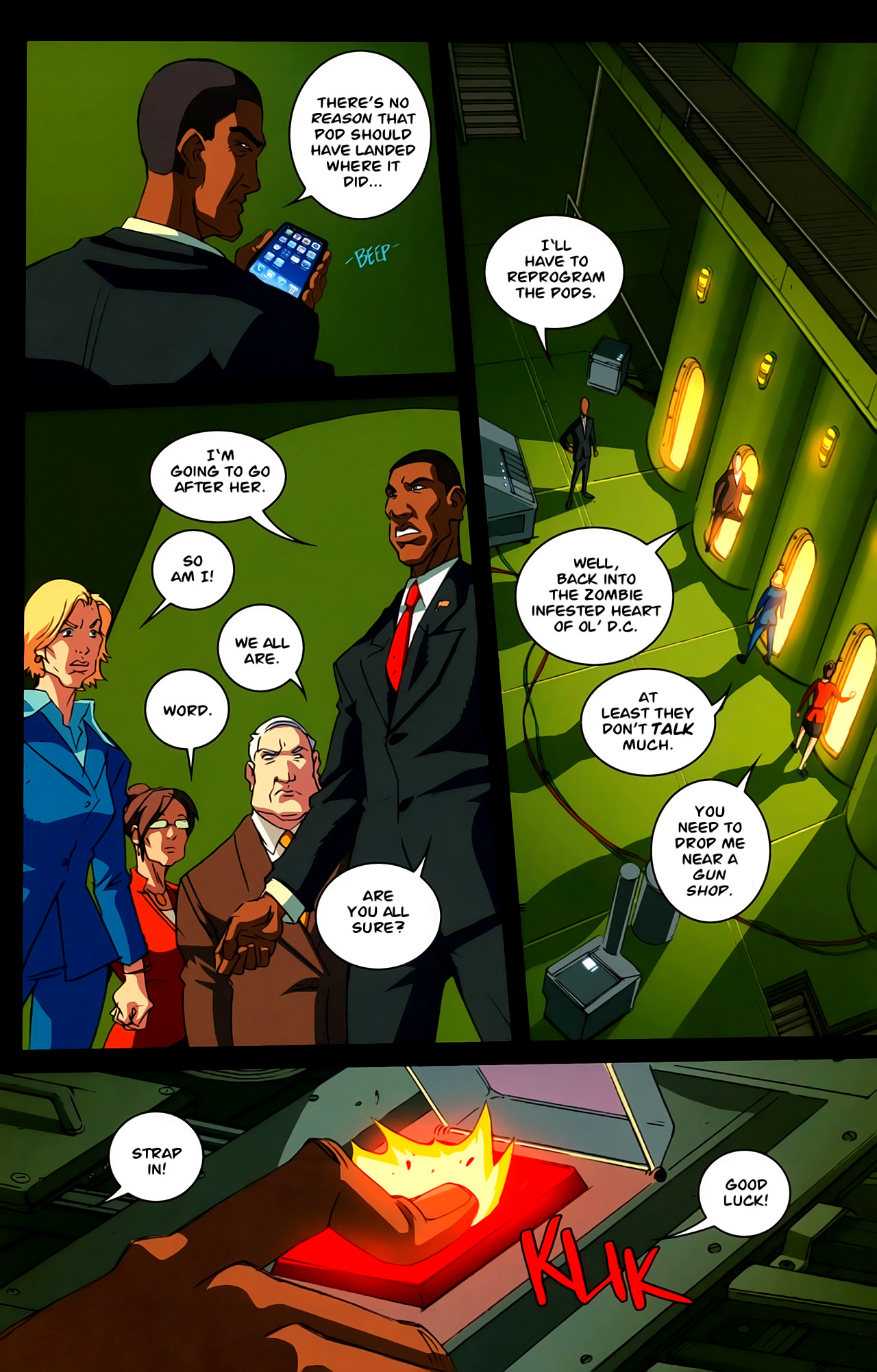 Read online President Evil comic -  Issue #2 - 14