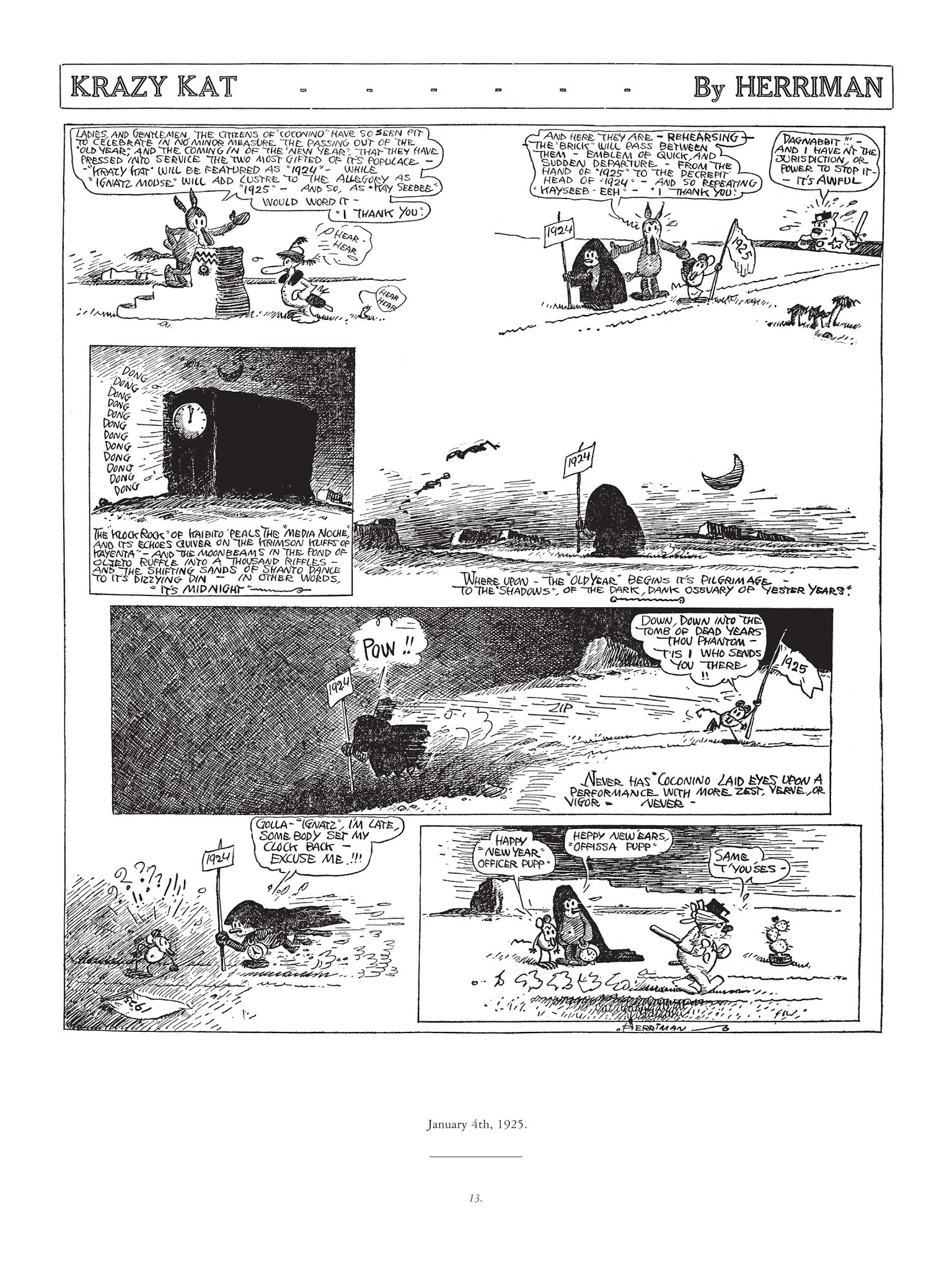 Read online Krazy & Ignatz comic -  Issue # TPB 4 - 14