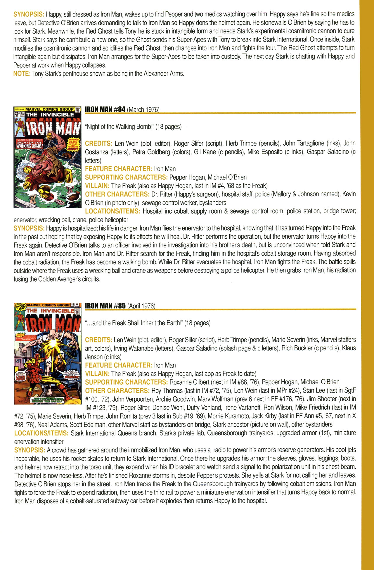 Read online Official Index to the Marvel Universe comic -  Issue #4 - 31